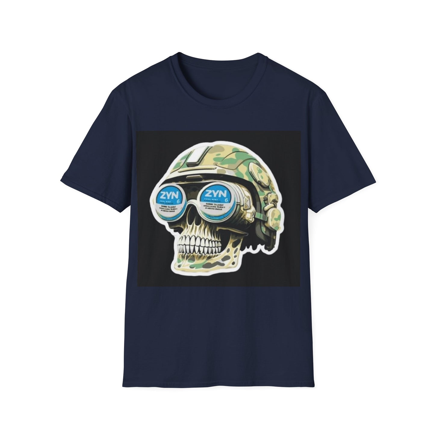 ZYN shirt pouch American Camo zyn pouch tucker trump vintage Softstyle T-Shirt