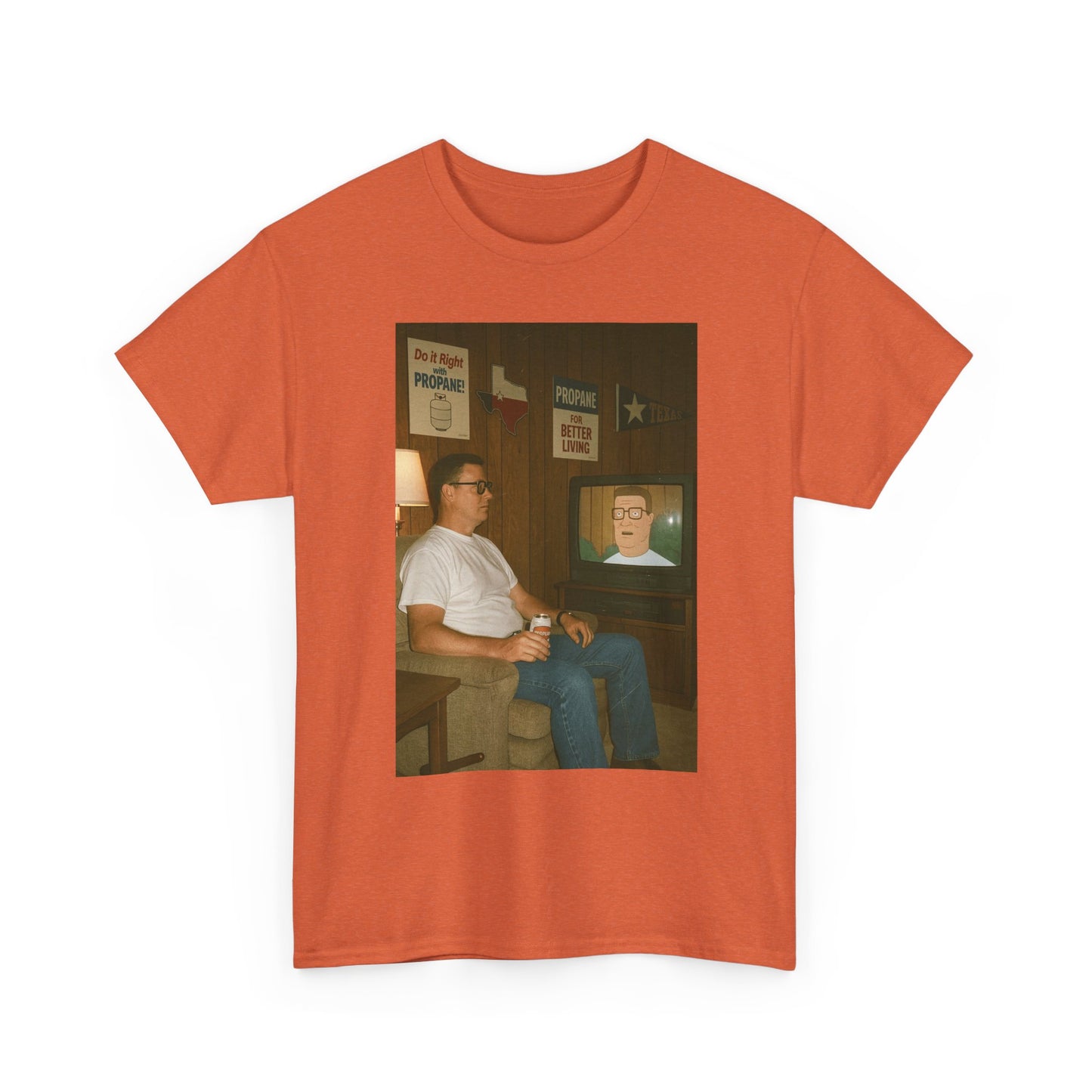 King Of The Hill Funny Graphic T Shirt Unisex Heavy Cotton Tee Gift New