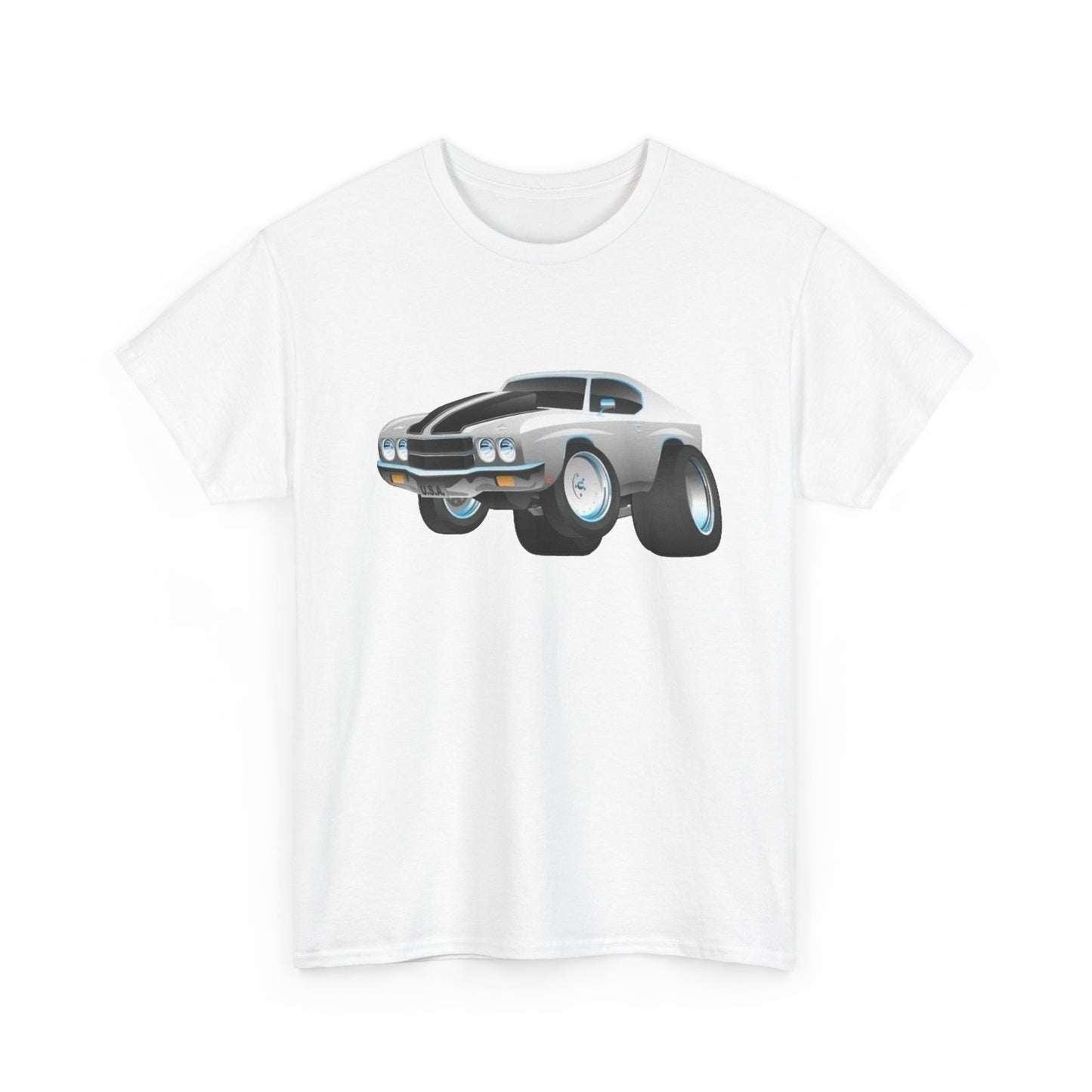 70 Chevelle SS Muscle Car Graphic T Shirt Unisex Heavy Cotton Tee NEW