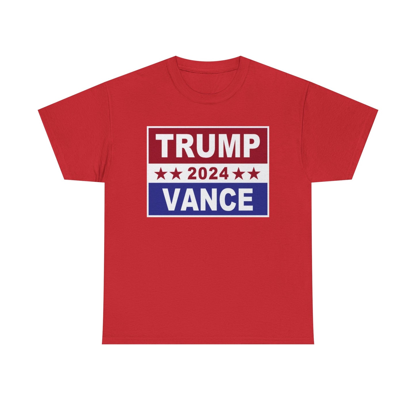 Trump Vance Shirt New President 2024 MAGA Republican USAUnisex Heavy Cotton Tee