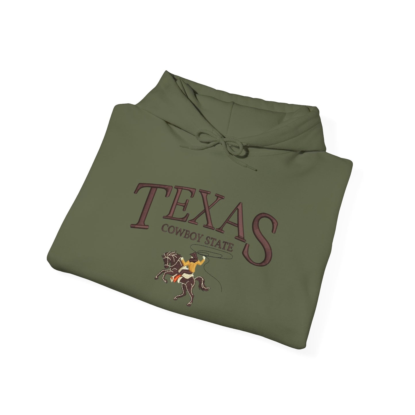 Texas Cowboy State Graphic Hoodie NEW Heavy Blend™ Hooded Sweatshirt