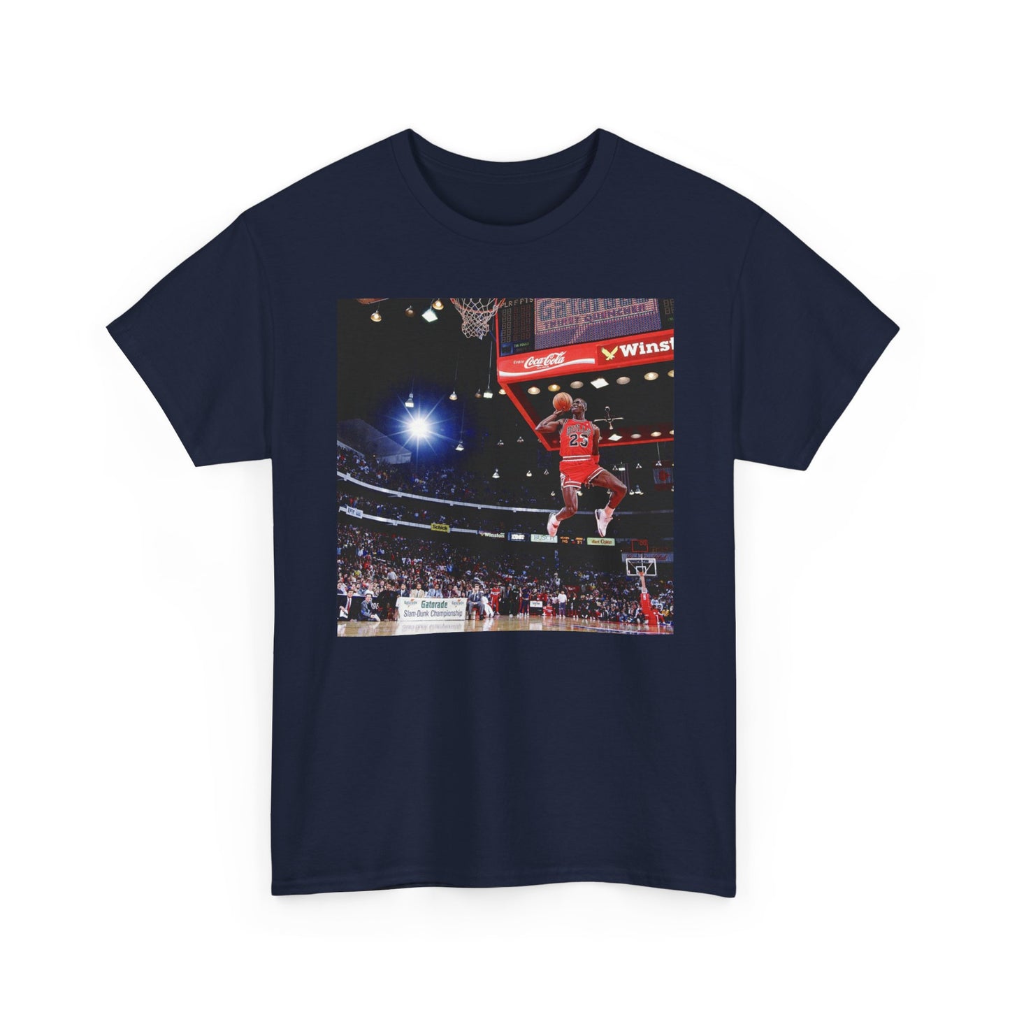 Michael Jordan Graphic T Shirt Retro Dunk Contest Unisex Heavy Cotton Tee