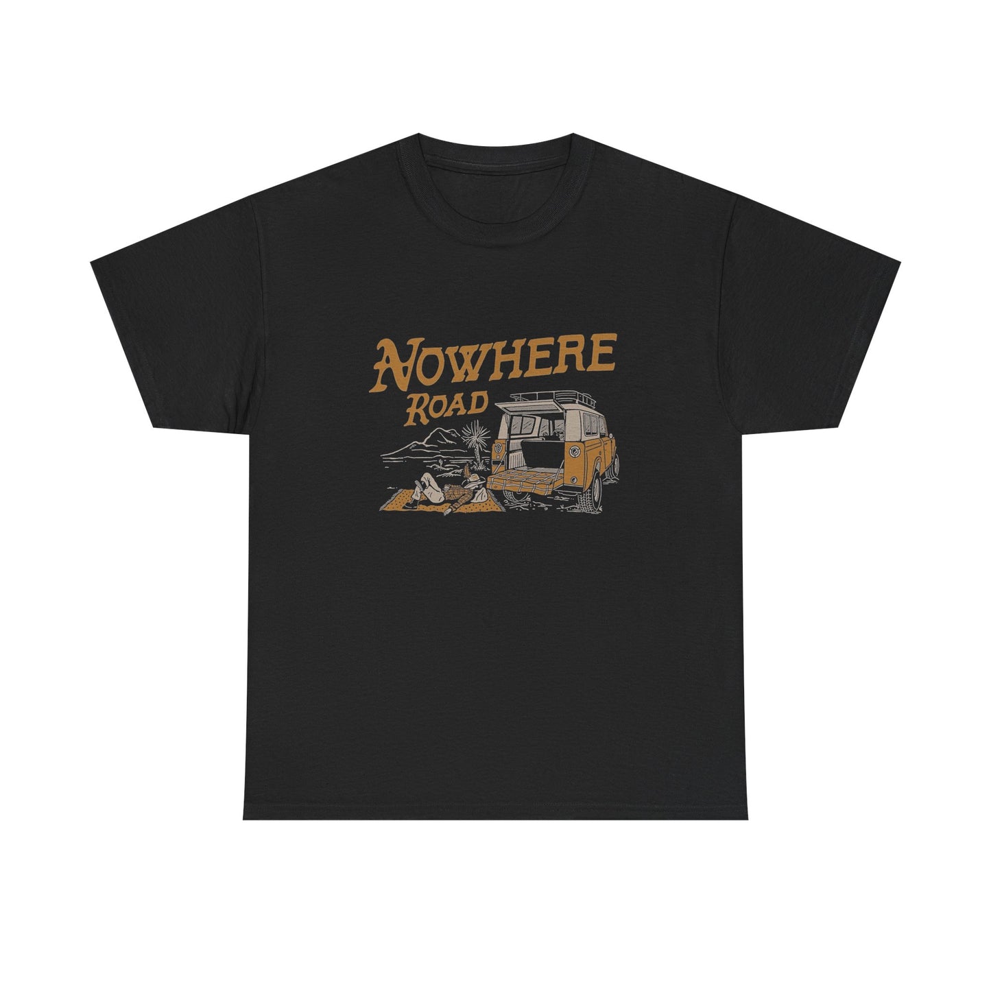 Nowhere Road The Great Outdoors Graphic T Shirt Unisex Heavy Cotton Tee