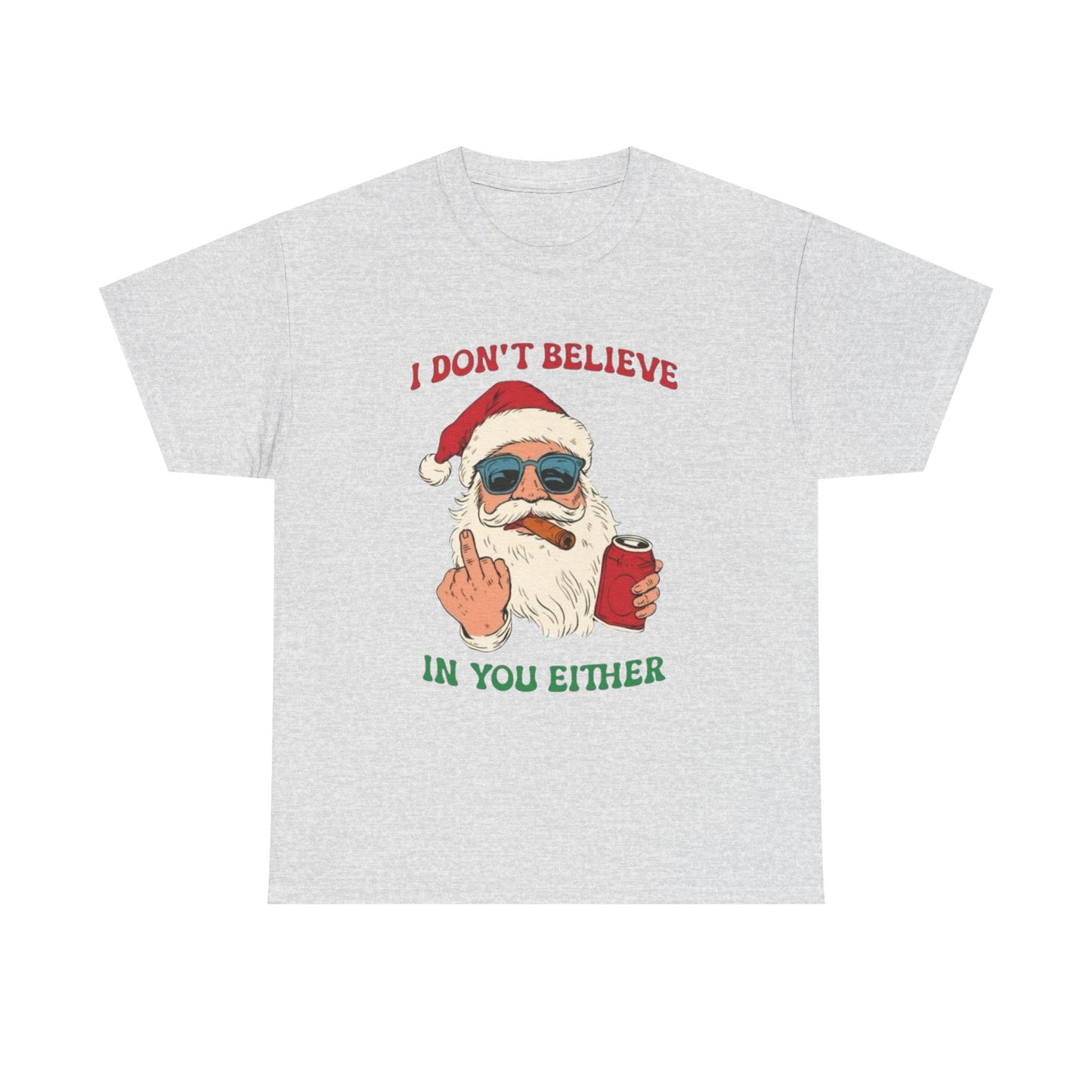 Funny Santa Tee Graphic T Shirt ADULT NEW
