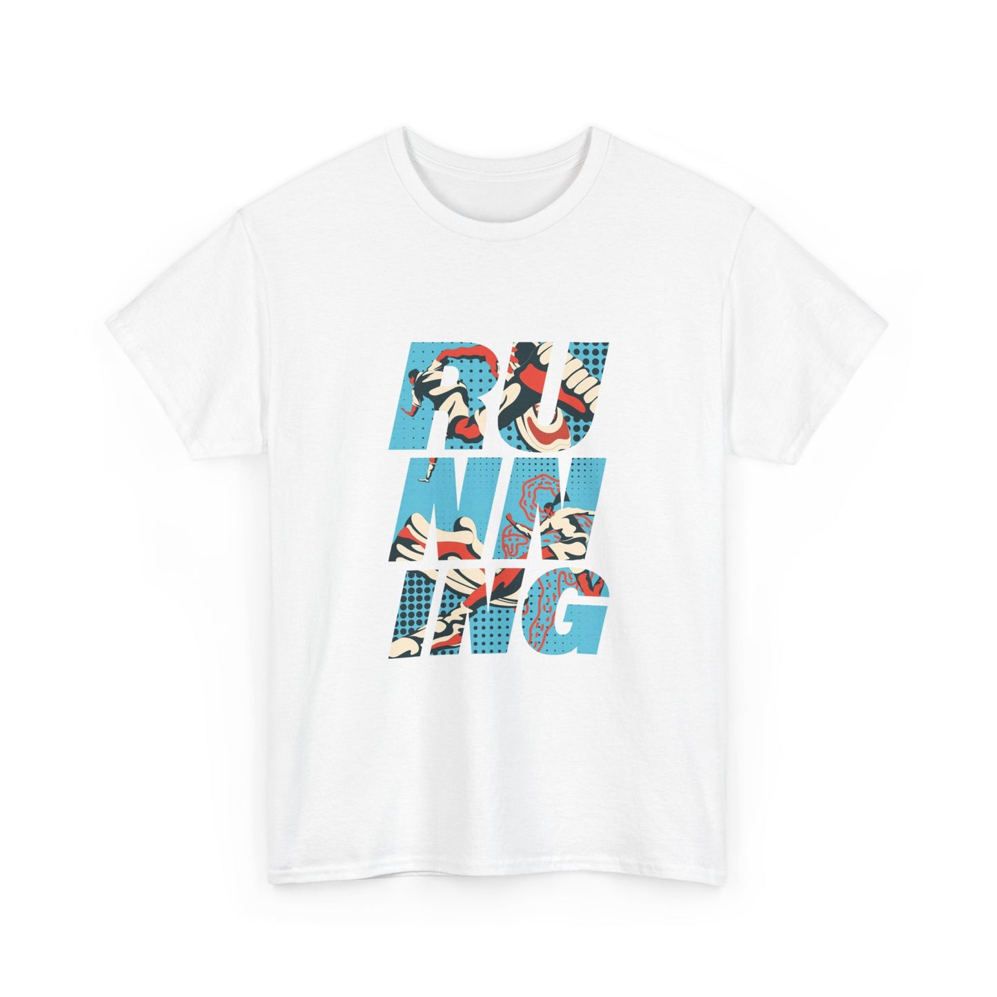 Running Graphic T Shirt GYM Exercise Unisex Heavy Cotton Tee