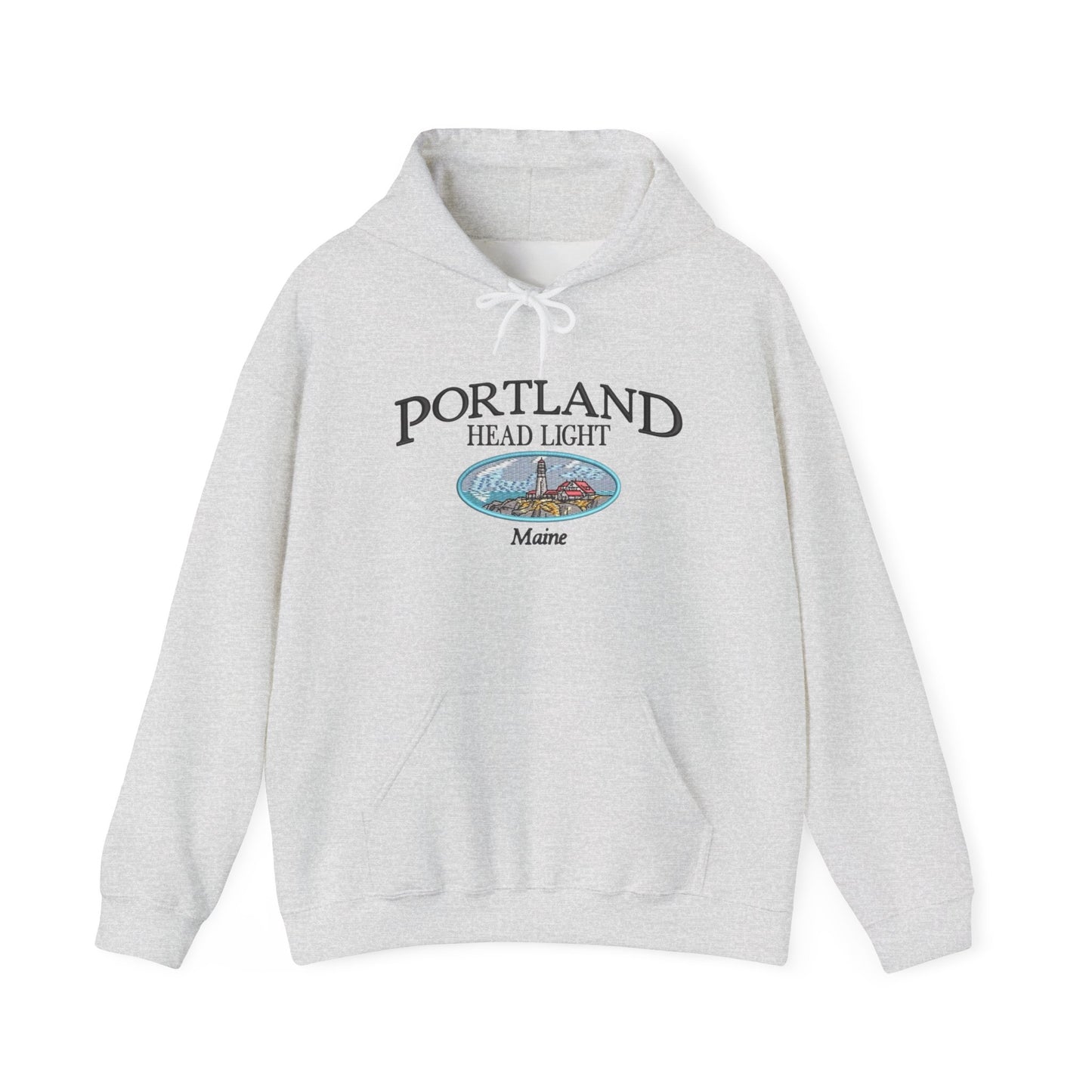 Portland Maine Graphic Hoodie Heavy Blend Sweatshirt NEW