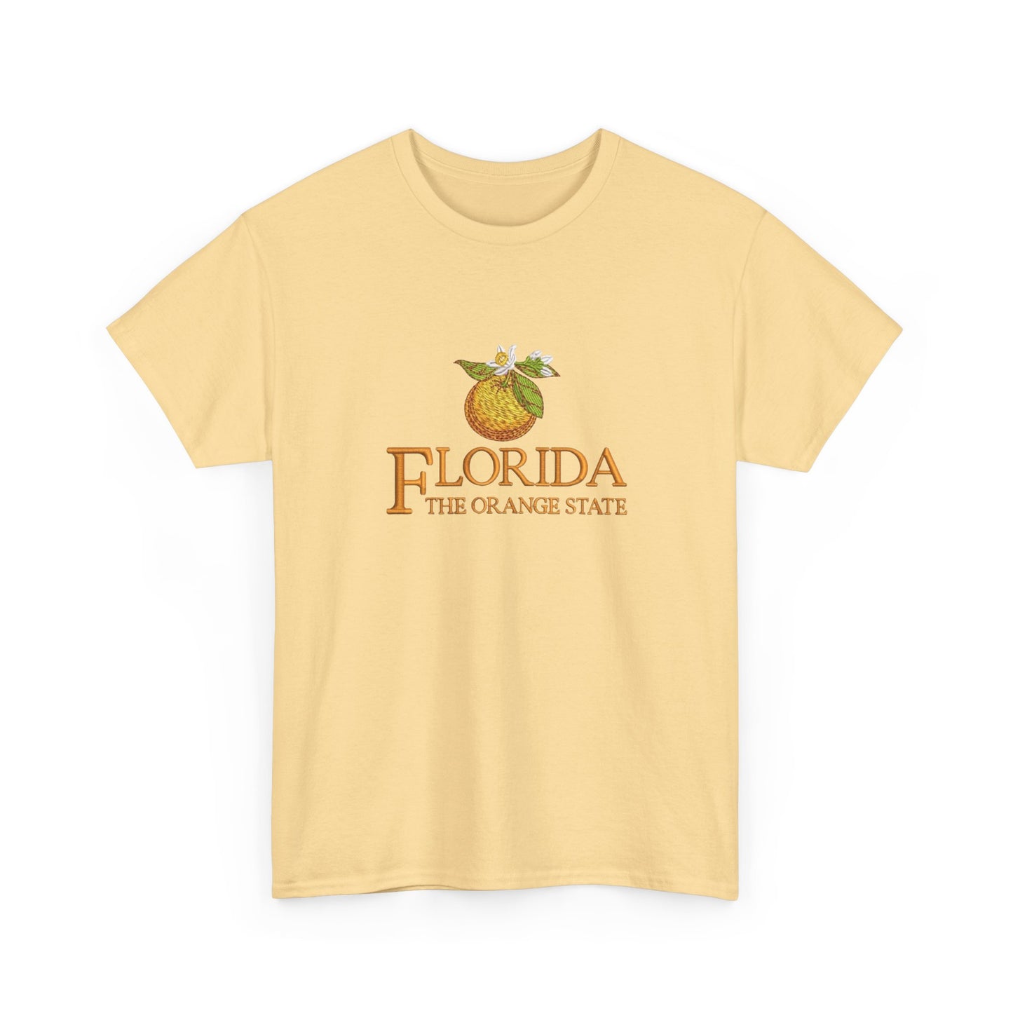 Florida The Orange State Graphic T Shirt NEW Unisex Heavy Cotton Tee