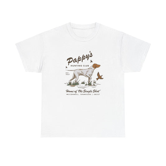 Pappy's Hunting Club Graphic T Shirt Unisex Heavy Cotton Tee
