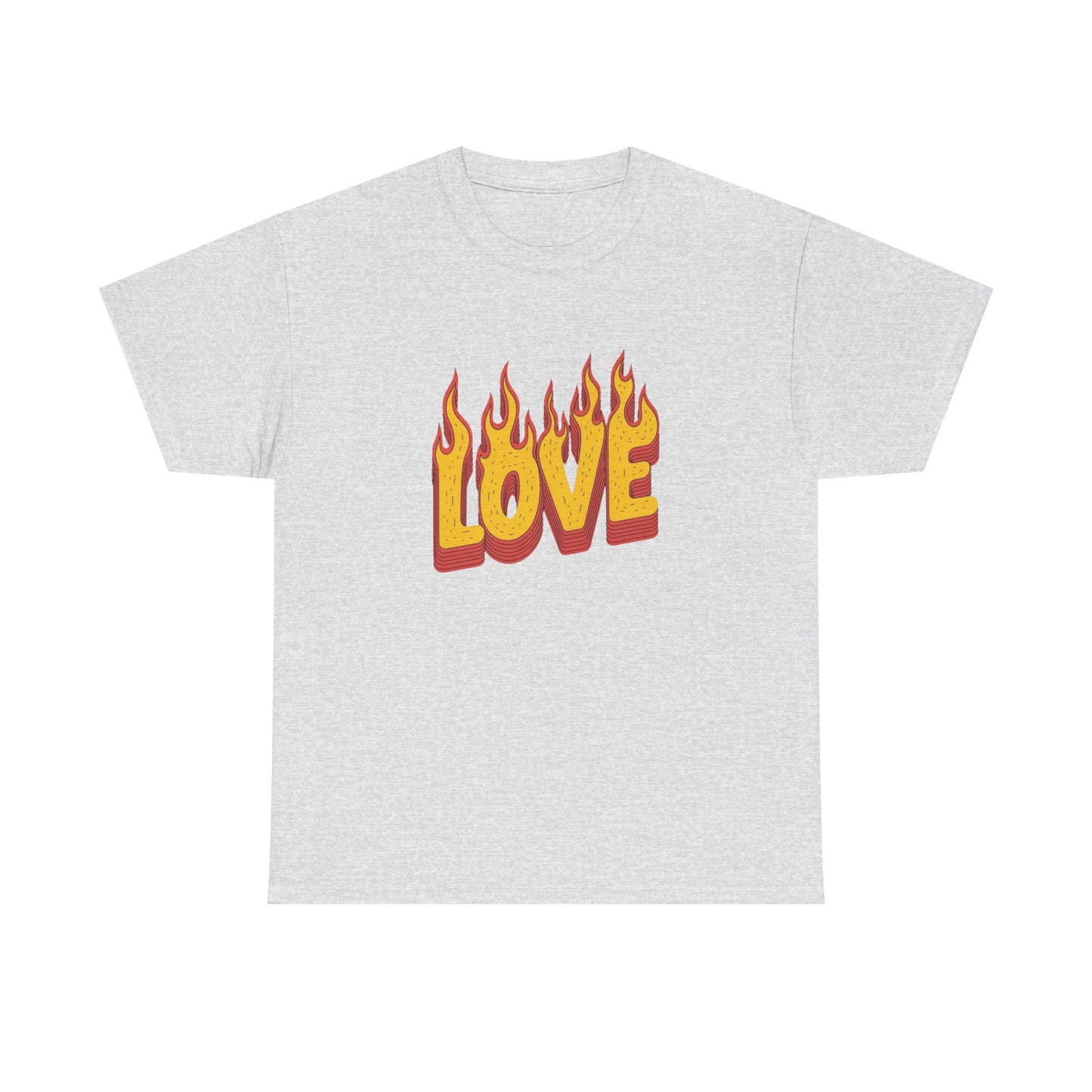 Fire Love Graphic T Shirt NEW ADULT Tee