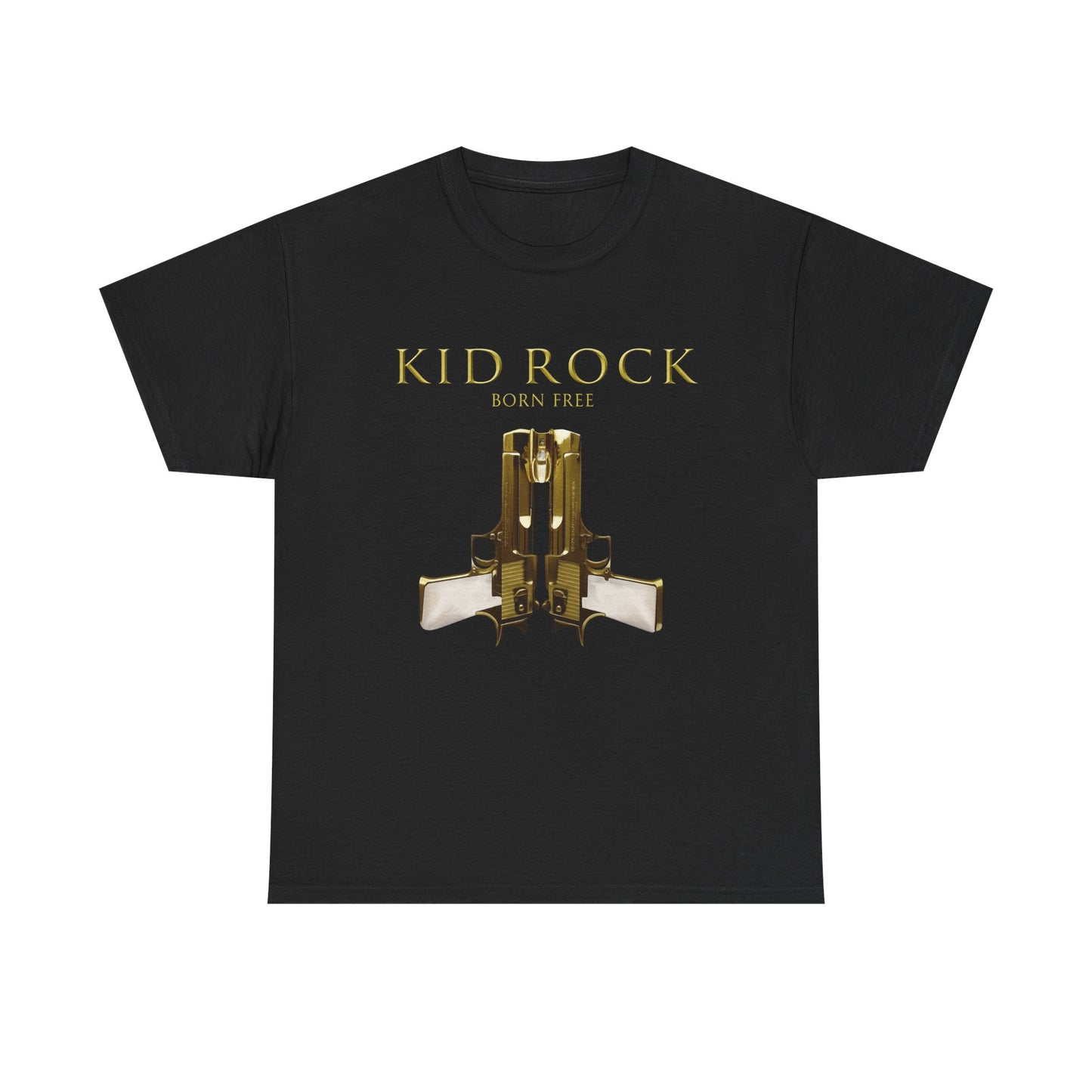 Kid Rock Born Free Graphic T Shirt Unisex Heavy Cotton Tee