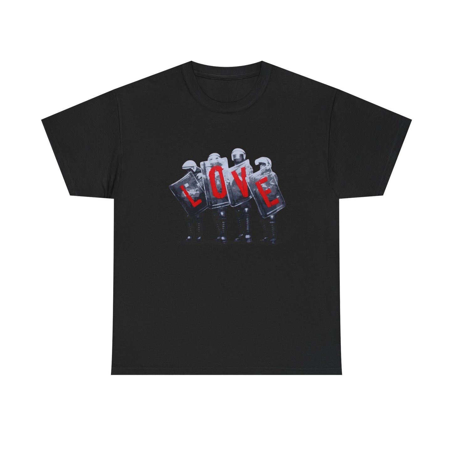 Love Riot Graphic T Shirt NEW GIFT Unisex Heavy Cotton Tee