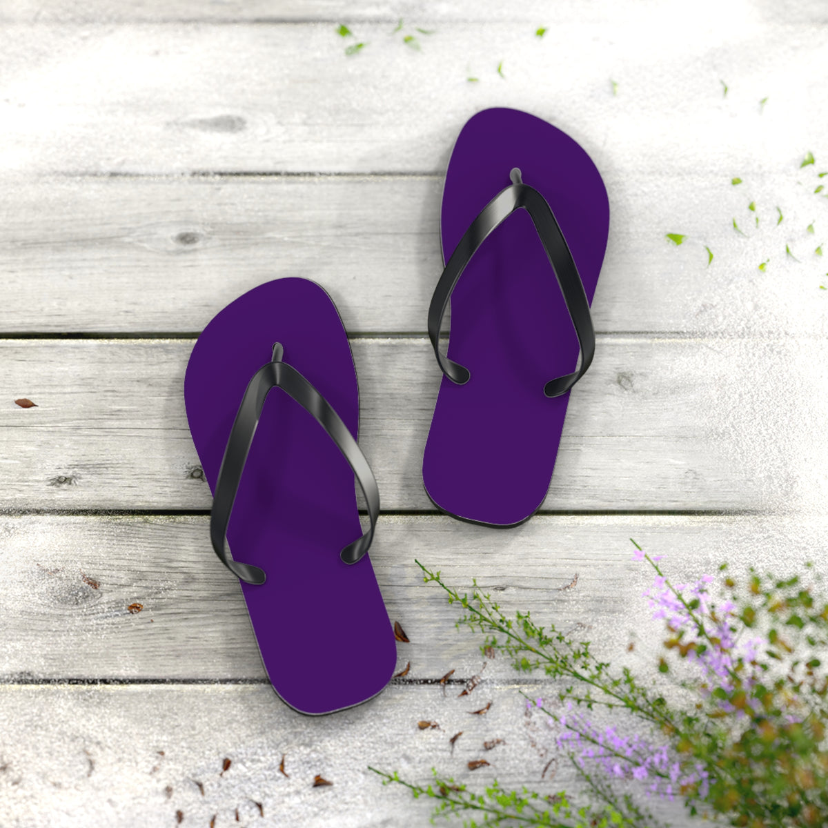 Concord Purple Flip Flops, Sandals Slides, Summer Footwear, Brand New