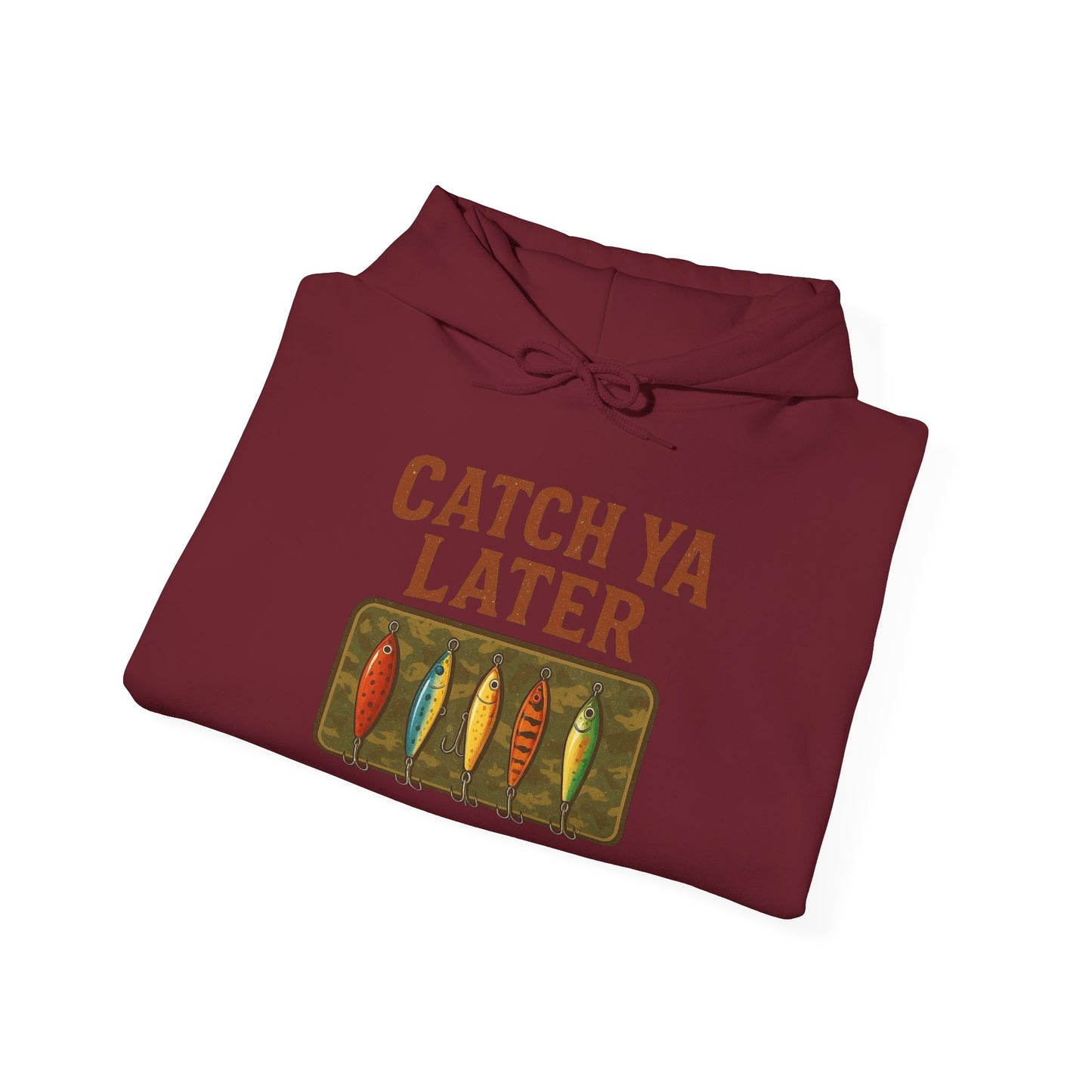 Catch Ya Later Fishing Graphic Hoodie Heavy Blend™ NEW Sweatshirt