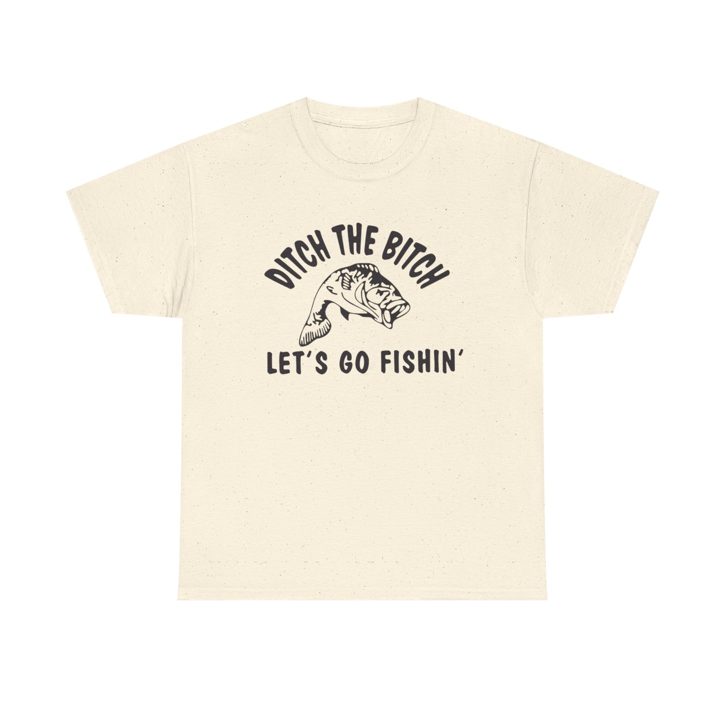Lets Go Fishing Funny Graphic T Shirt NEW ADULT TEE VINTAGE
