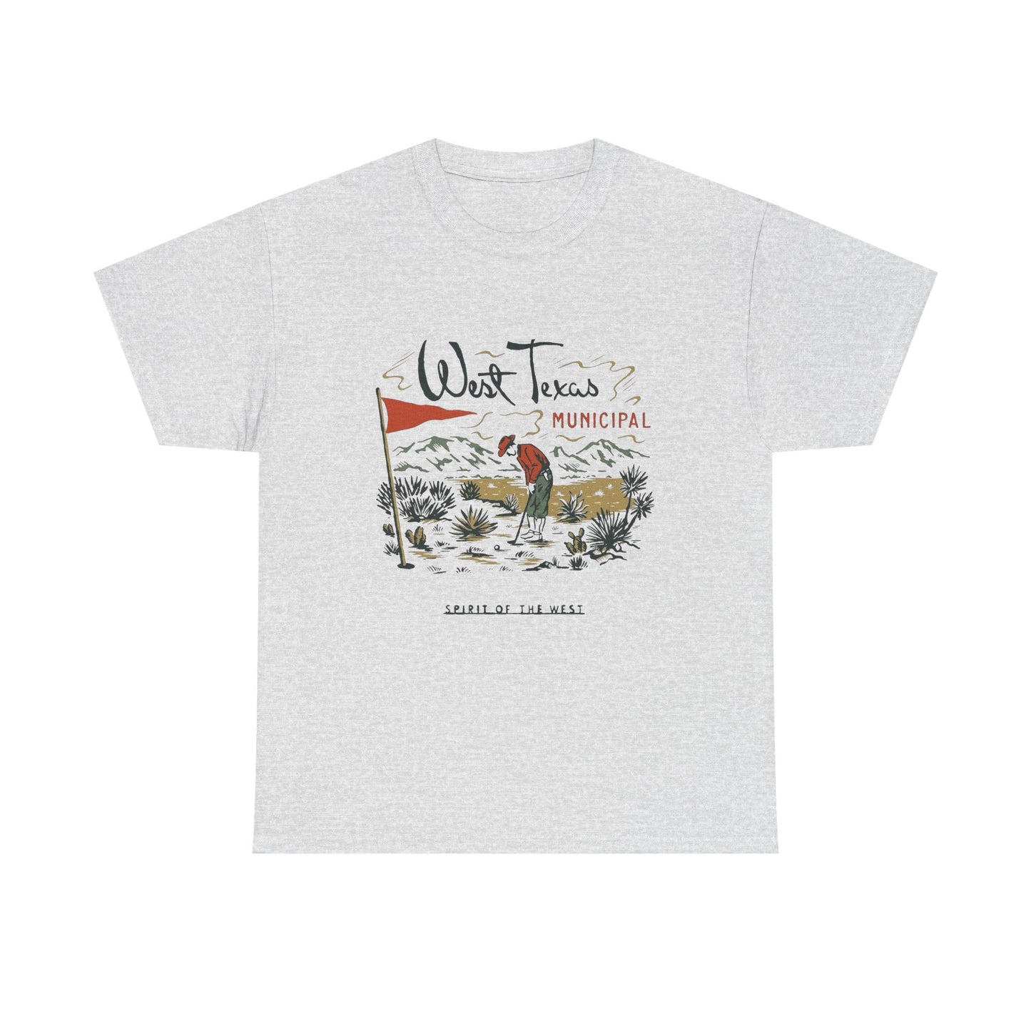 Spirit Of The West Graphic T Shirt Unisex Heavy Cotton Tee