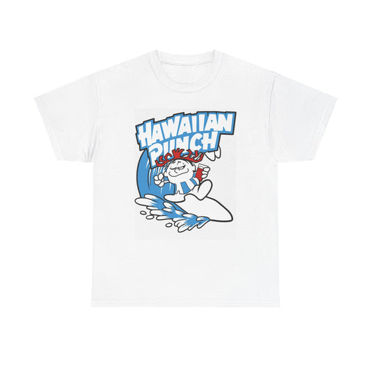 Hawaiian Fruit Punch Graphic T Shirt Retro Vintage Unisex Heavy Cotton Tee