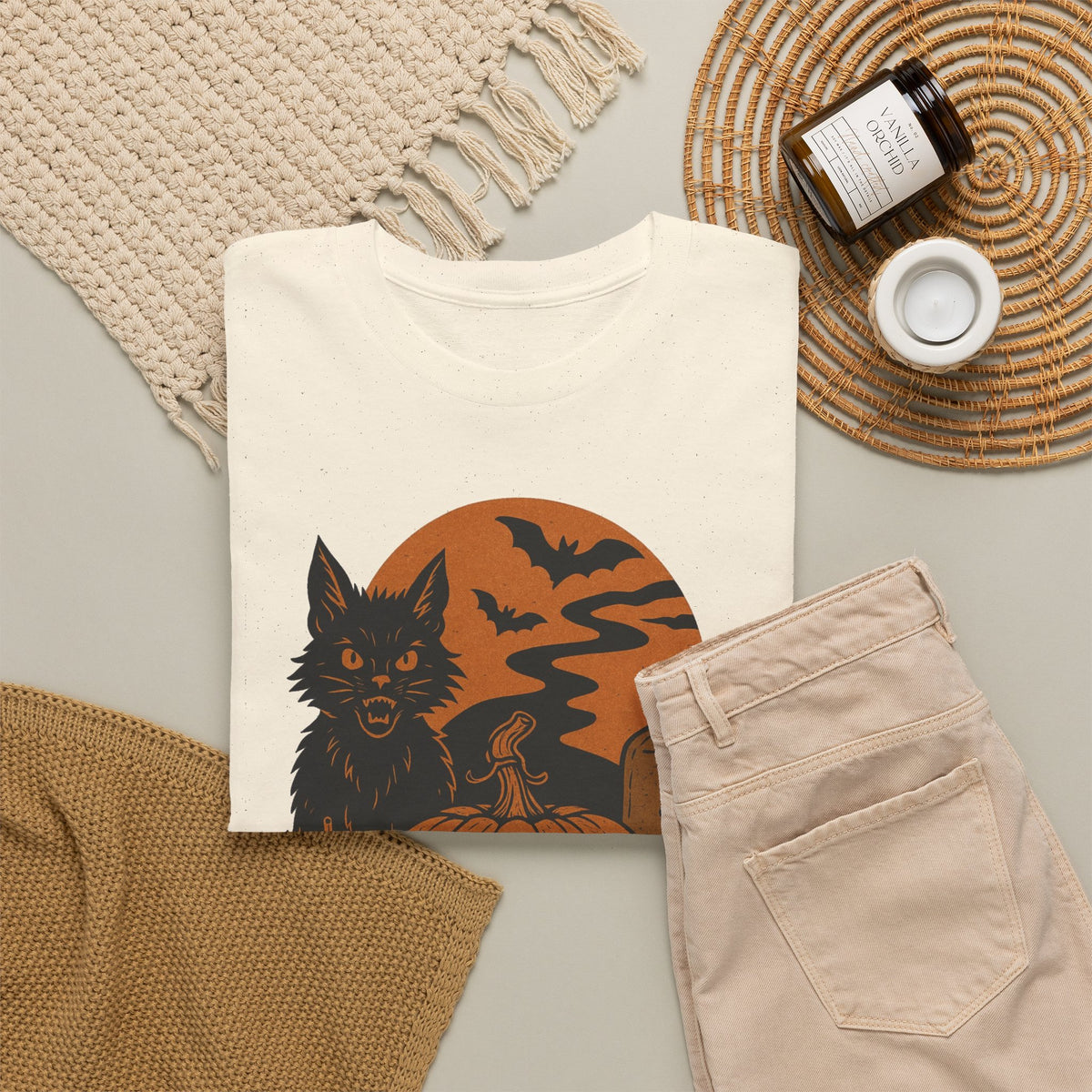 Long Live Halloween Graphic T Shirt Men's Heavy Cotton Tee
