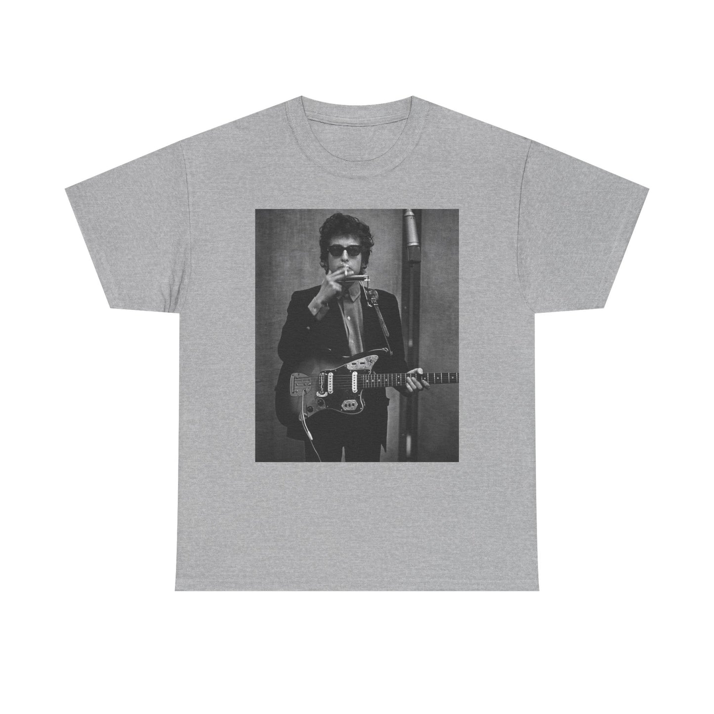 Bob Dylan T-shirt vintage classic rock retro art Unisex Heavy Cotton Tee