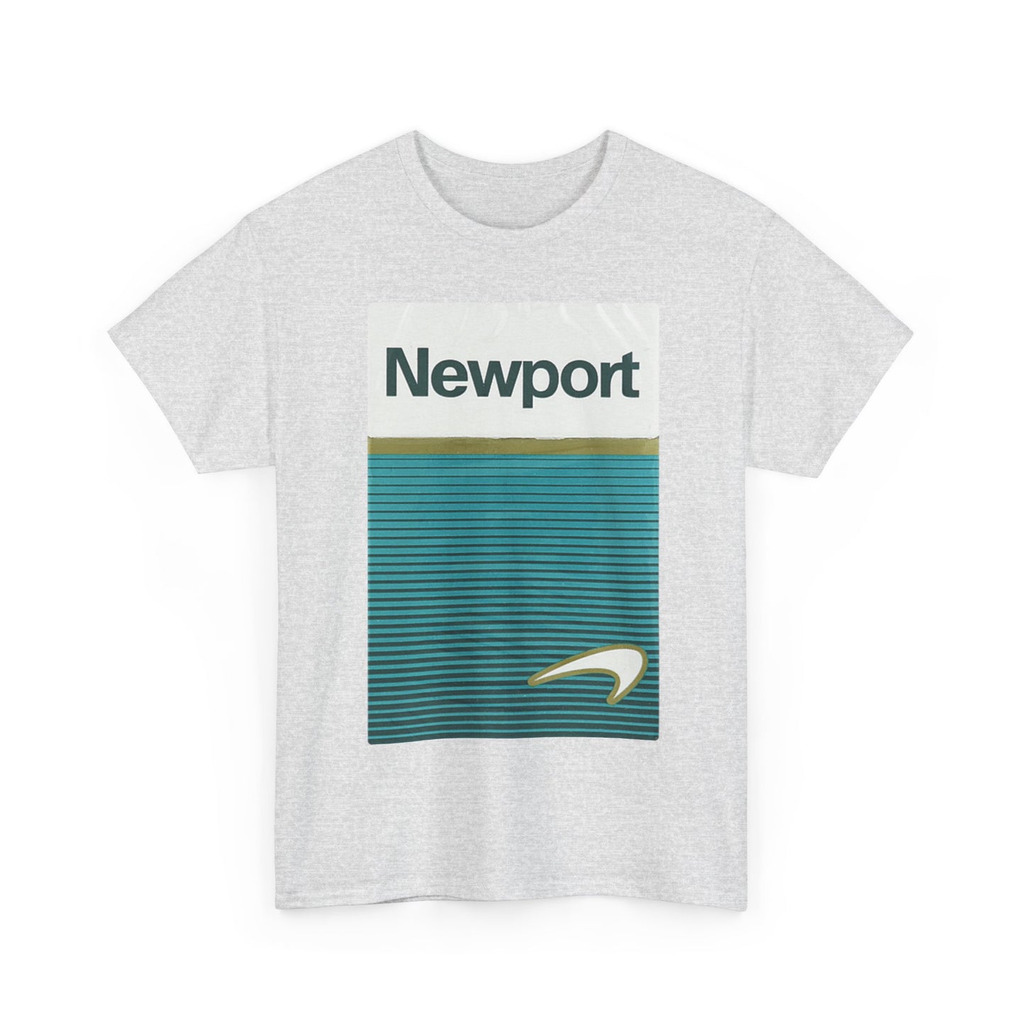 Newport Tshirt Cigarette menthol Logo vintage retro Unisex Heavy Cotton Tee