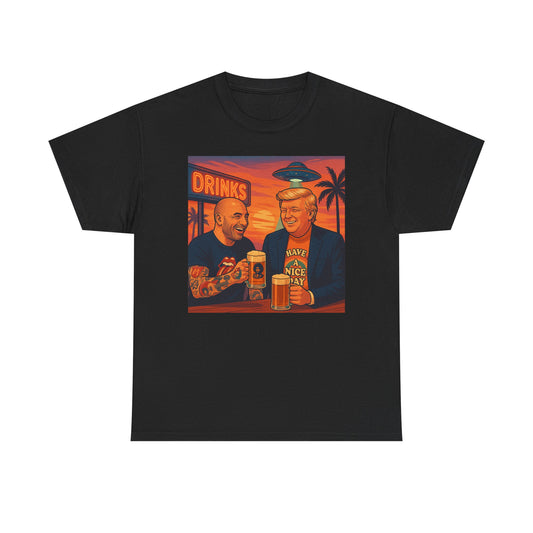 Rogan Have A Nice Day Graphic T Shirt Trump JRE Funny Unisex Heavy Cotton Tee
