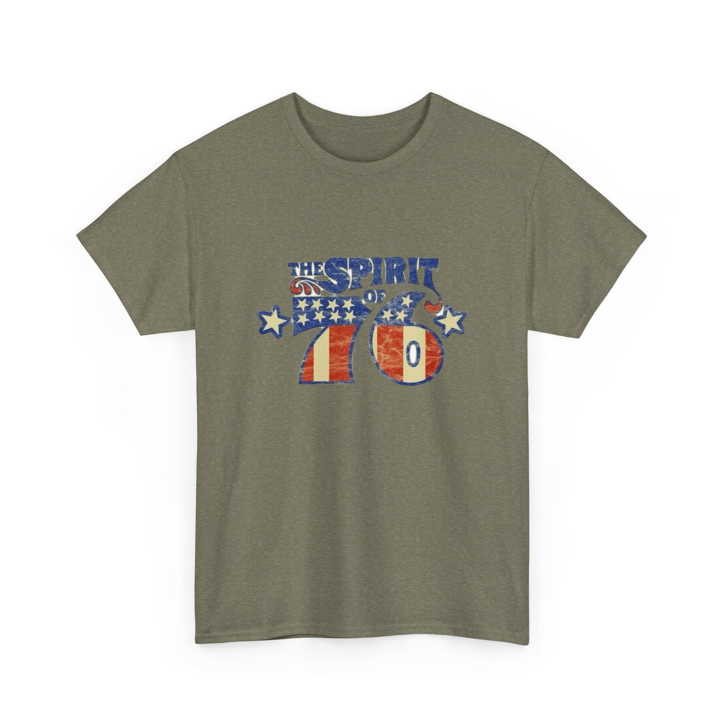 The Spirit Of 76 USA Graphic T Shirt Adult New Tee