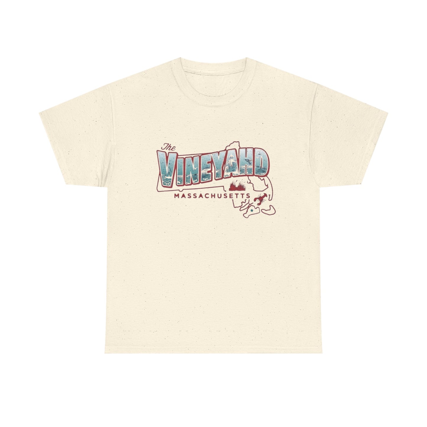The Vineyard Massachusetts Graphic T Shirt NEW ADULT