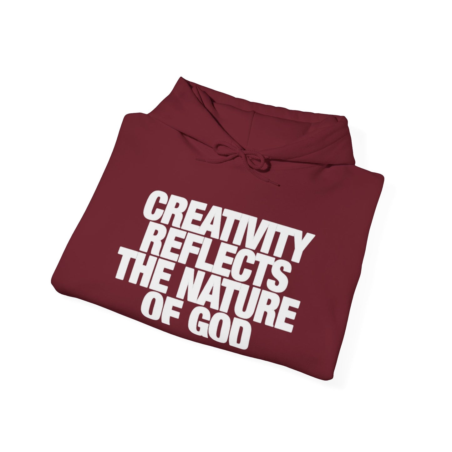 Creativity Reflects The Nature Of God Graphic Hoodie Heavy NEW Hooded Sweatshirt