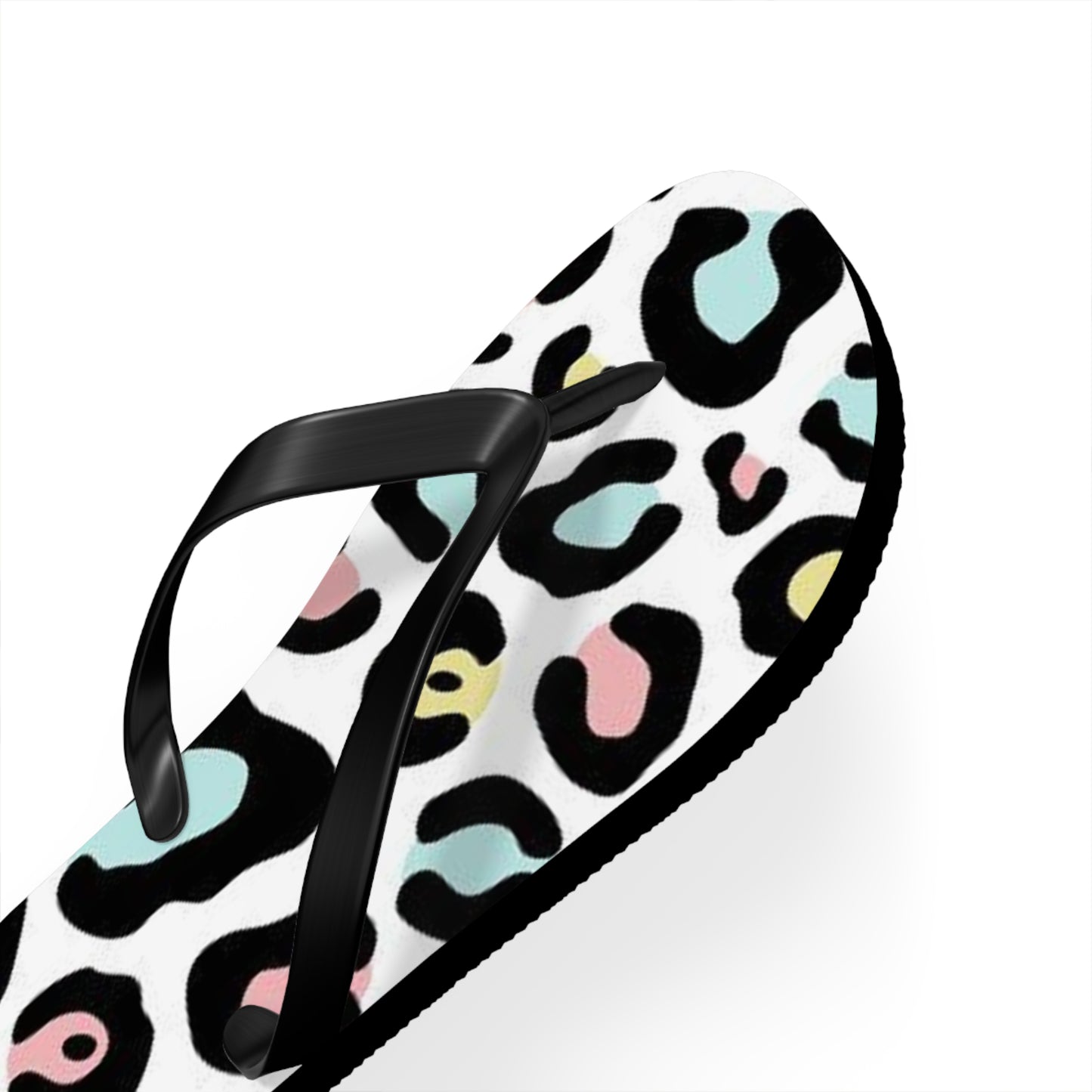 Fruity Cheetah Beach Sandals, Slides for Summer, Flip Flops, Water Resistant