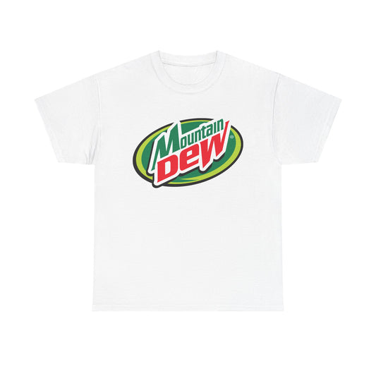 Mountain Dew T shirt Retro Logo 90's Video Games Blockbuster Unisex Heavy Cotton