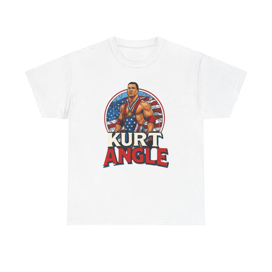 Kurt Angle USA Wrestling Graphic T Shirt NEW ADULT TEE VINTAGE