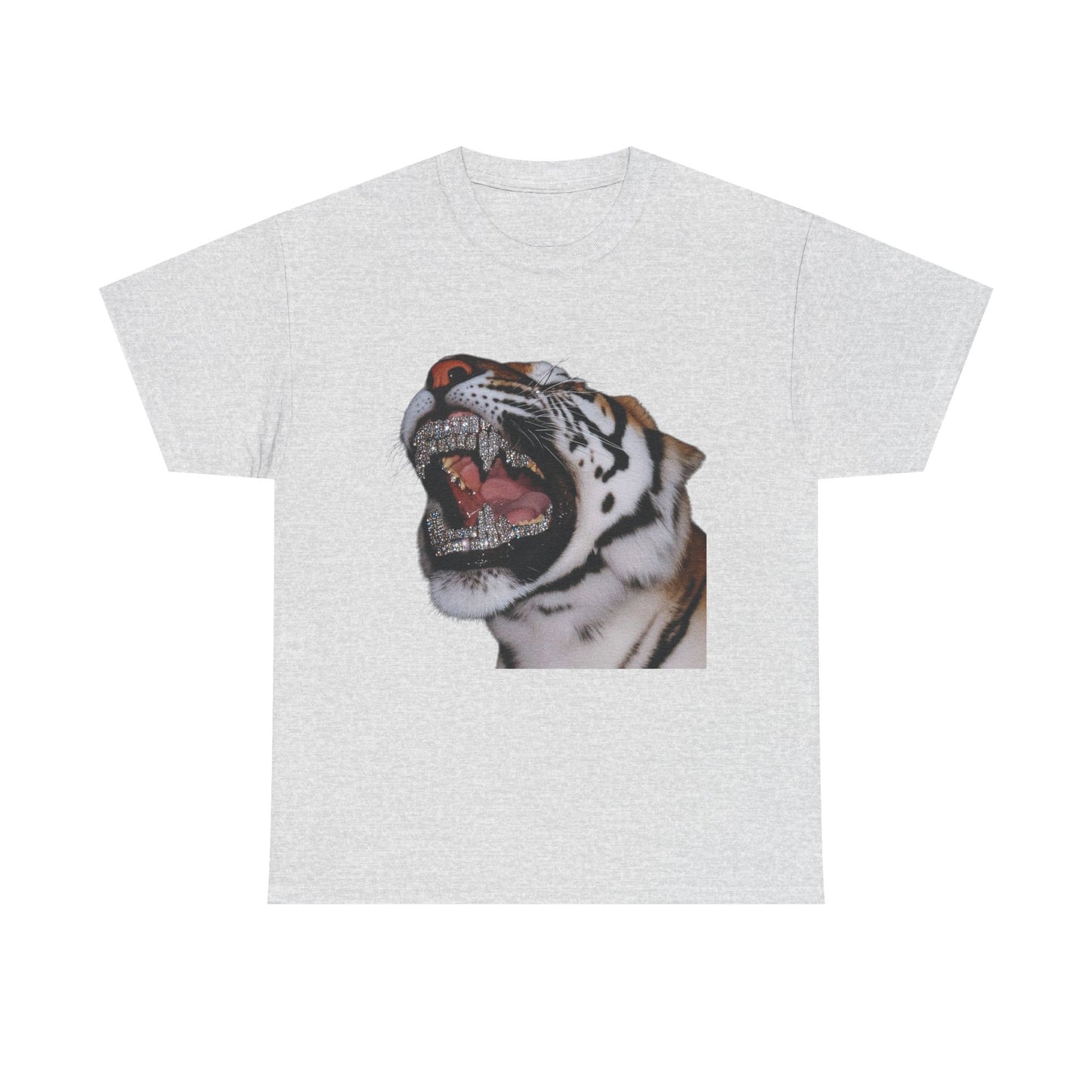 Bling Tiger Graphic T Shirt NEW Adult Unisex Heavy Cotton Tee