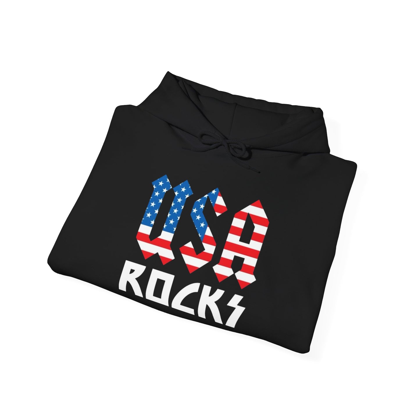 USA Rocks Graphic Hoodie Men's Heavy Blend™ Hooded Sweatshirt