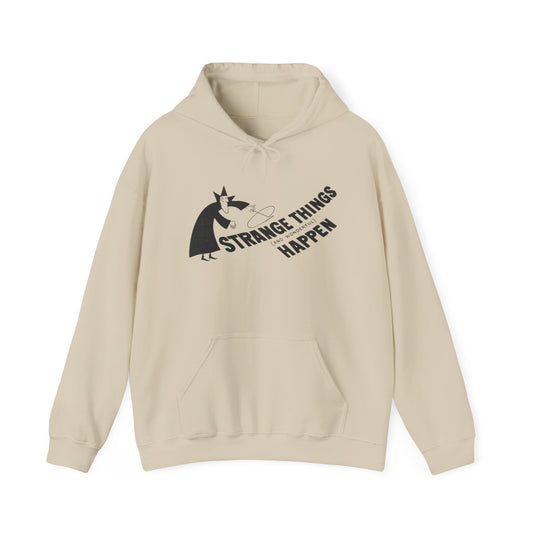 Strange Things Happen Graphic Hoodie Unisex Heavy Blend™ Hooded Sweatshirt