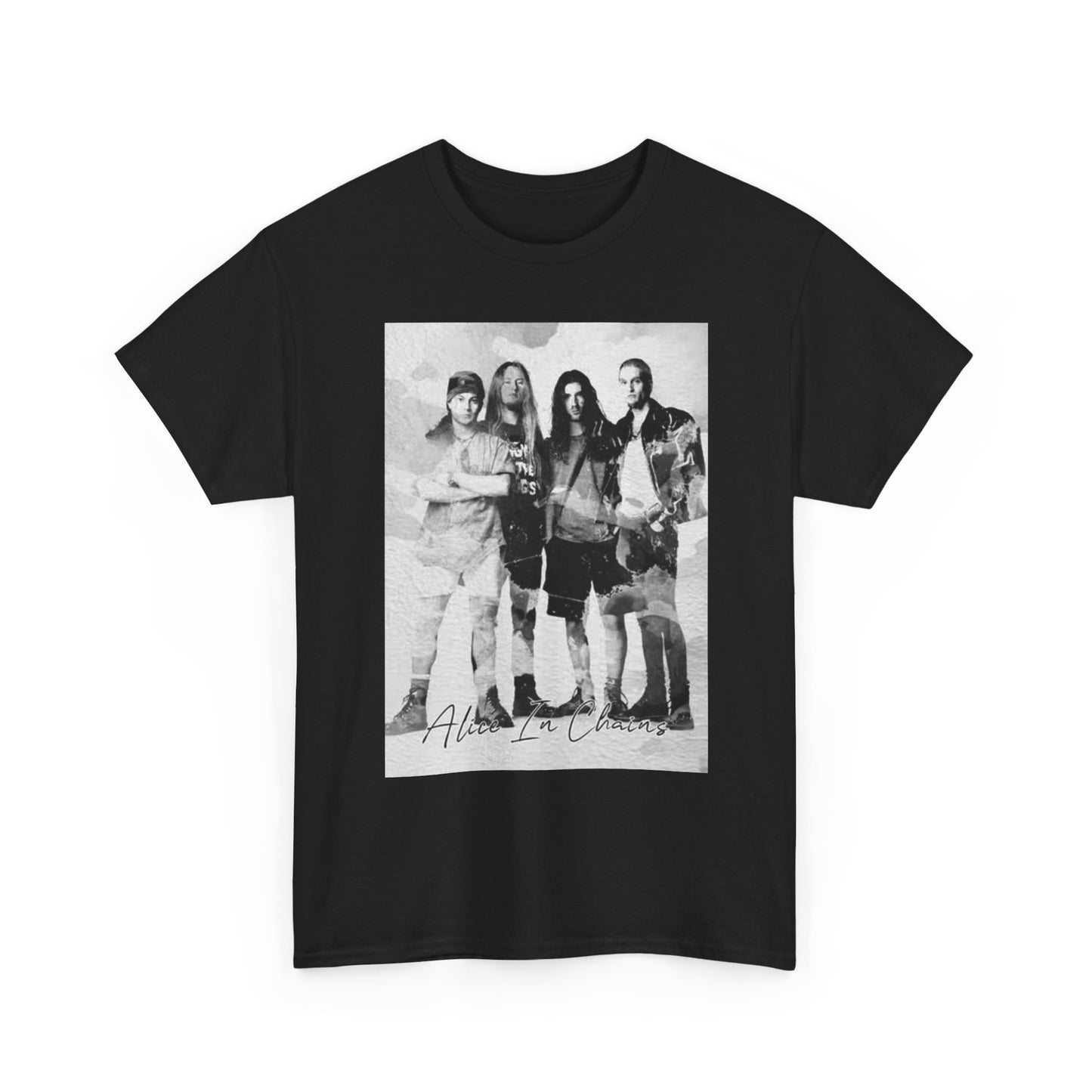 Alice In Chains Graphic T Shirt Vintage Rock Merch Retro Unisex Heavy Cotton Tee