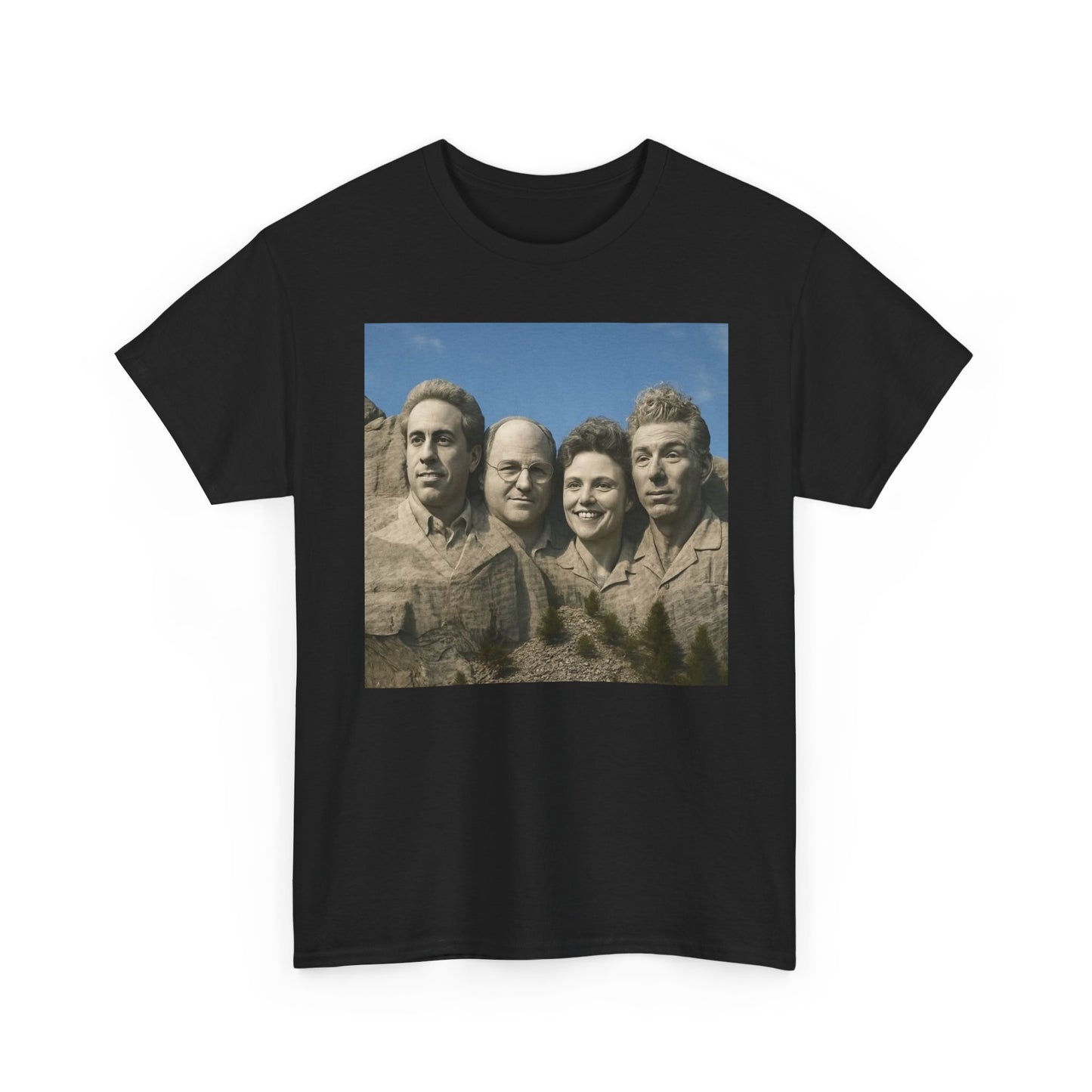 Seinfeld Mount Rushmore Graphic T Shirt NEW Unisex Heavy Cotton Tee Comedy