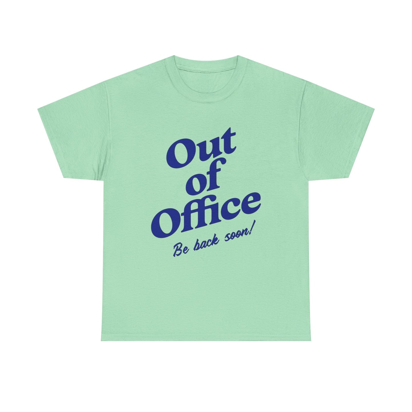 Out Of Office Vacation Graphic T Shirt NEW ADULT Unisex Heavy Cotton Tee