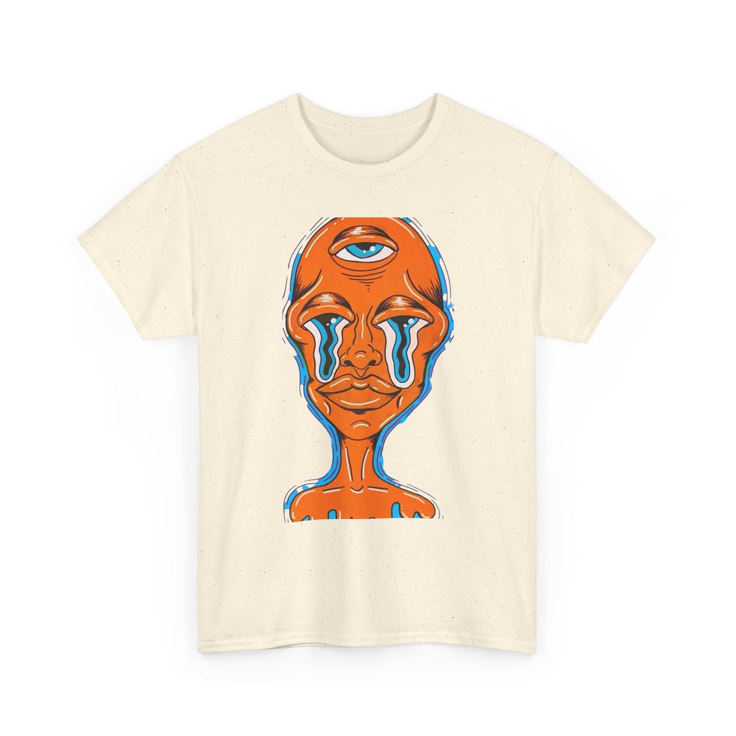 Alien Trippy Vibes Mushrooms Graphic T-Shirt Comfy Cotton Tee Brand NEW