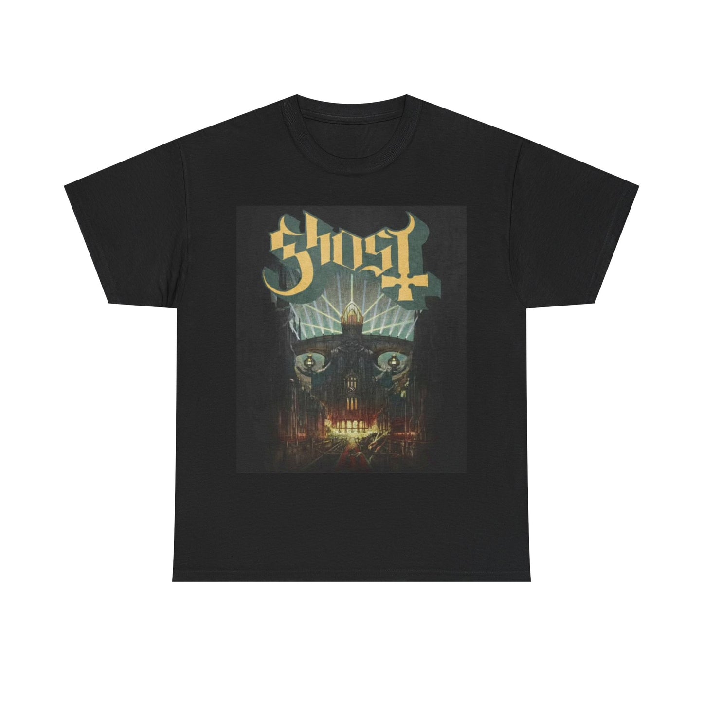 Ghost Tshirt band Papas here rock metal vintage graphic Unisex Heavy Cotton Tee