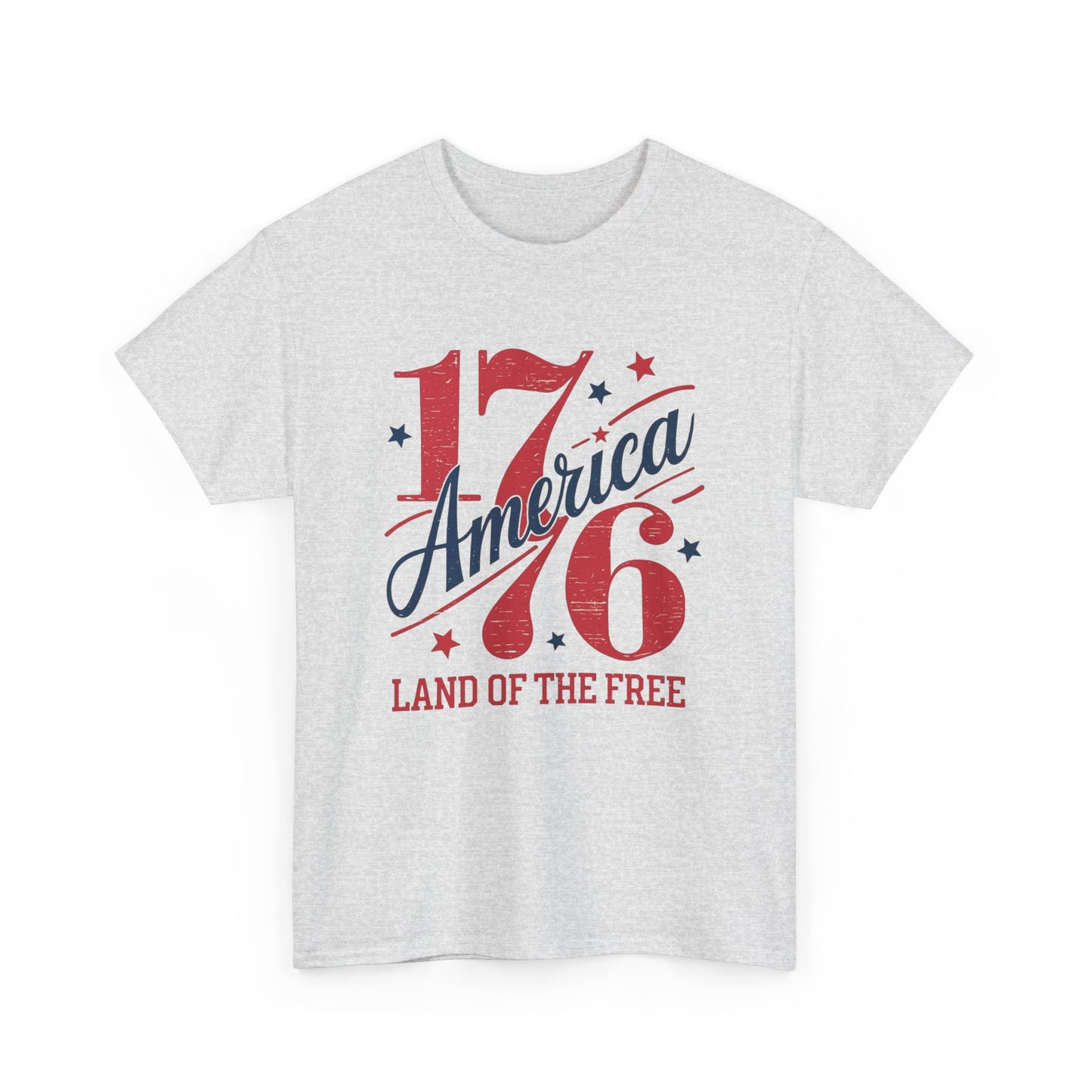 America Land Of The Free Graphic T Shirt Adult New Tee
