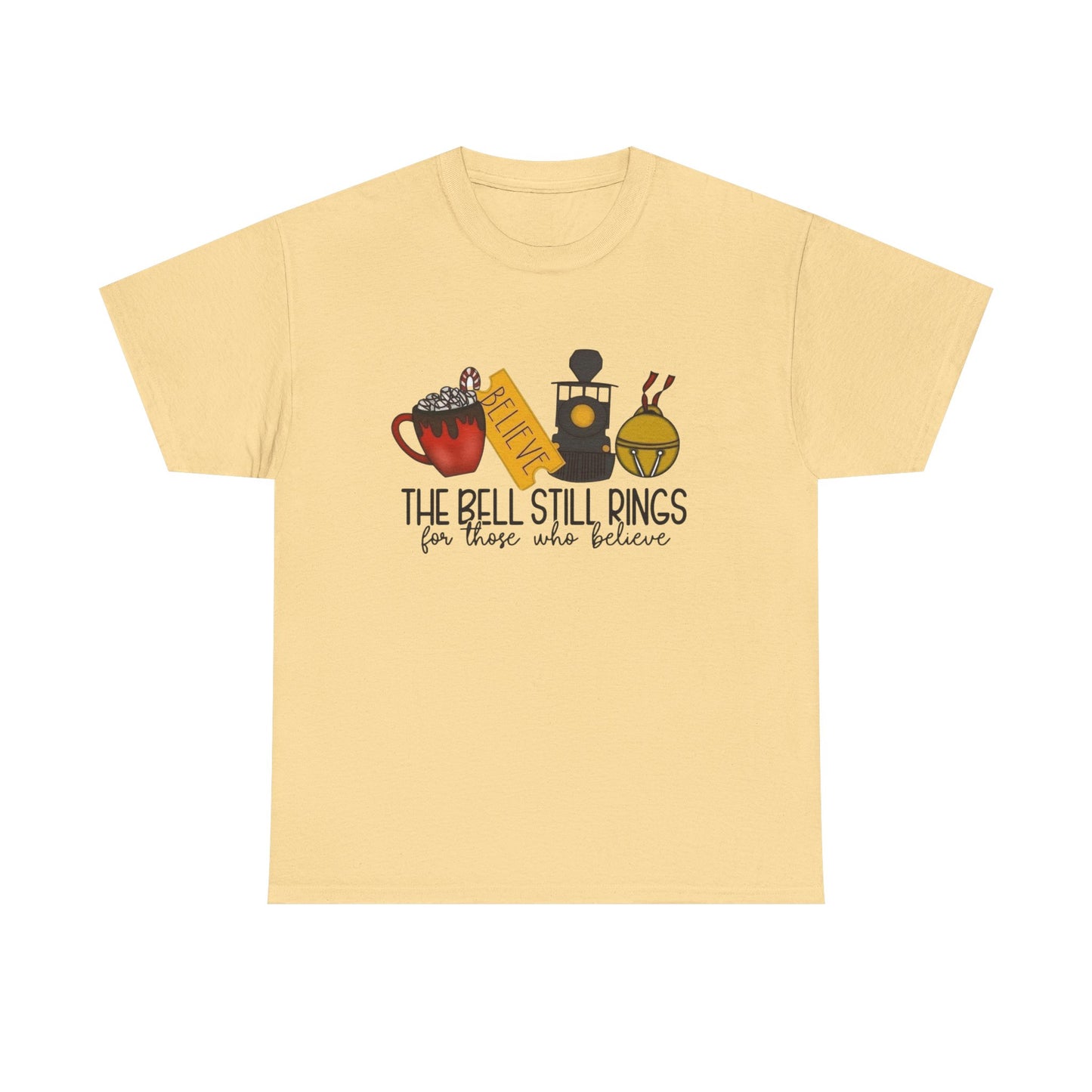 The Christmas Bell Still Rings Holidays Graphic T Shirt NEW Unisex Heavy Cotton