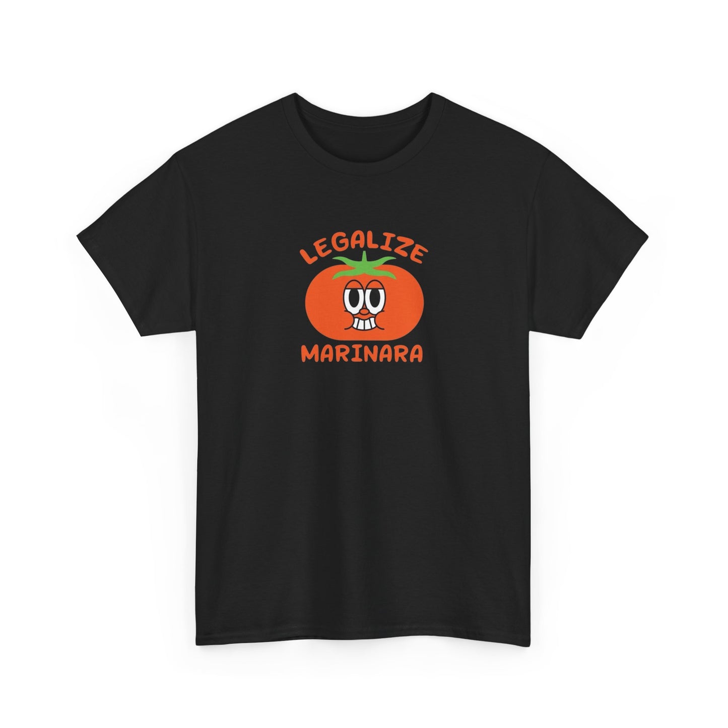 Legalize Marinara Funny Foodie Italian Graphic T Shirt NEW Heavy Cotton Tee