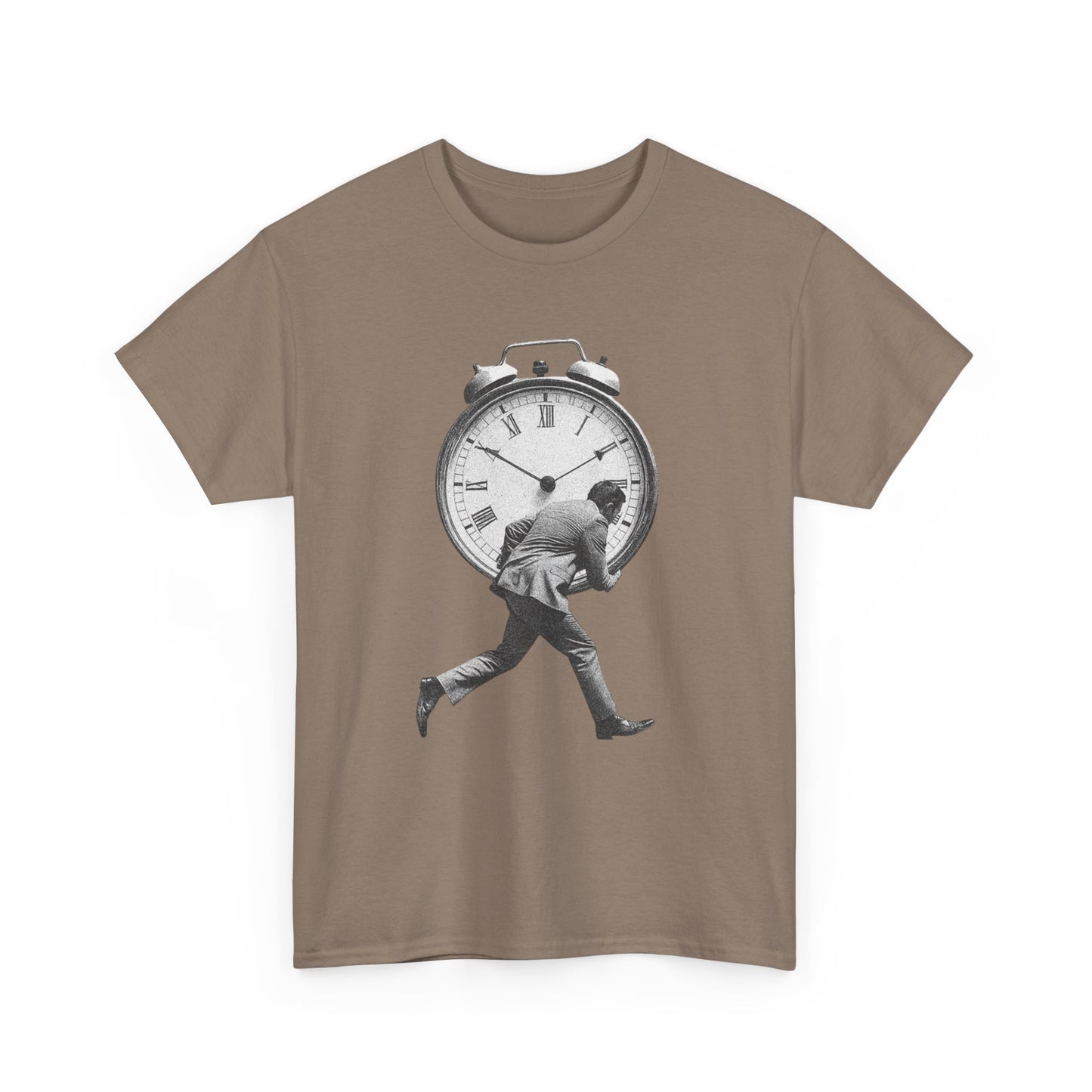 Times Running Out Graphic T Shirt NEW GIFT Unisex Heavy Cotton Tee