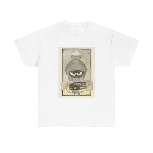 Marvin The Martian Vintage Poster Shirt Space Retro Unisex Heavy Cotton Tee
