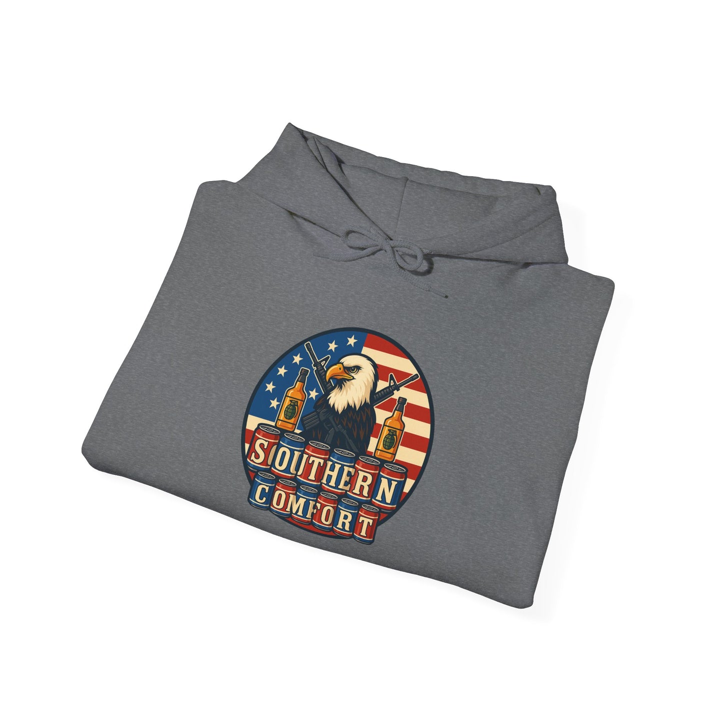 Southern Comfort Hoodie Bald Eagle Unisex Heavy Blend™ Hooded Sweatshirt