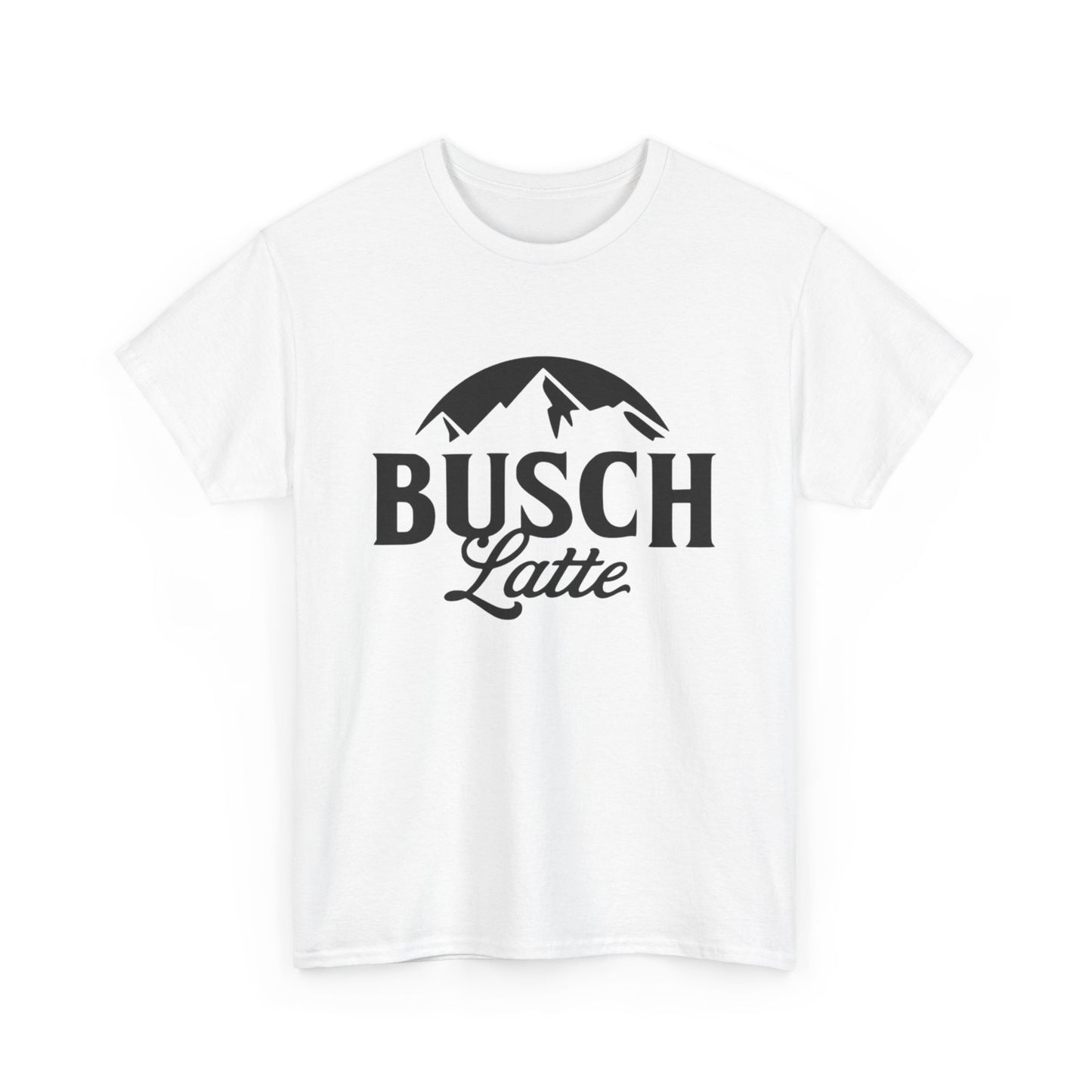 Busch Latte Funny Beer Graphic T Shirt Unisex Heavy Cotton Tee NEW