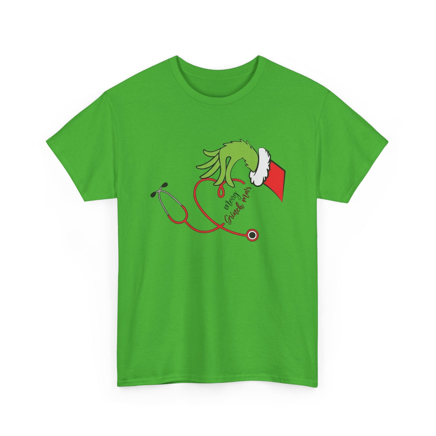 Grinch Doctor Nurse Graphic T Shirt NEW Unisex Heavy Cotton Tee
