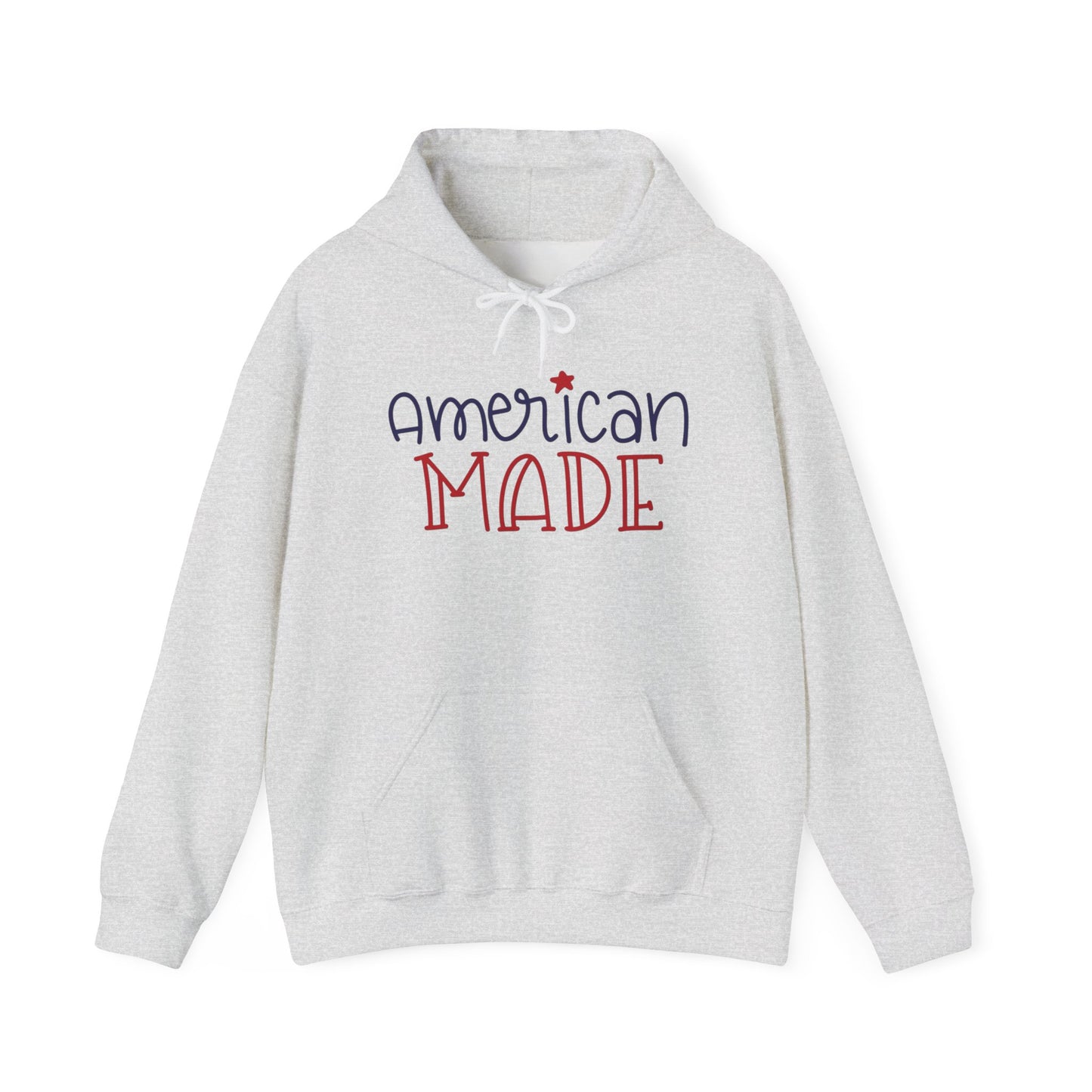 American Made USA Retro Graphic Hoodie Men's Heavy Blend™ Hooded Sweatshirt