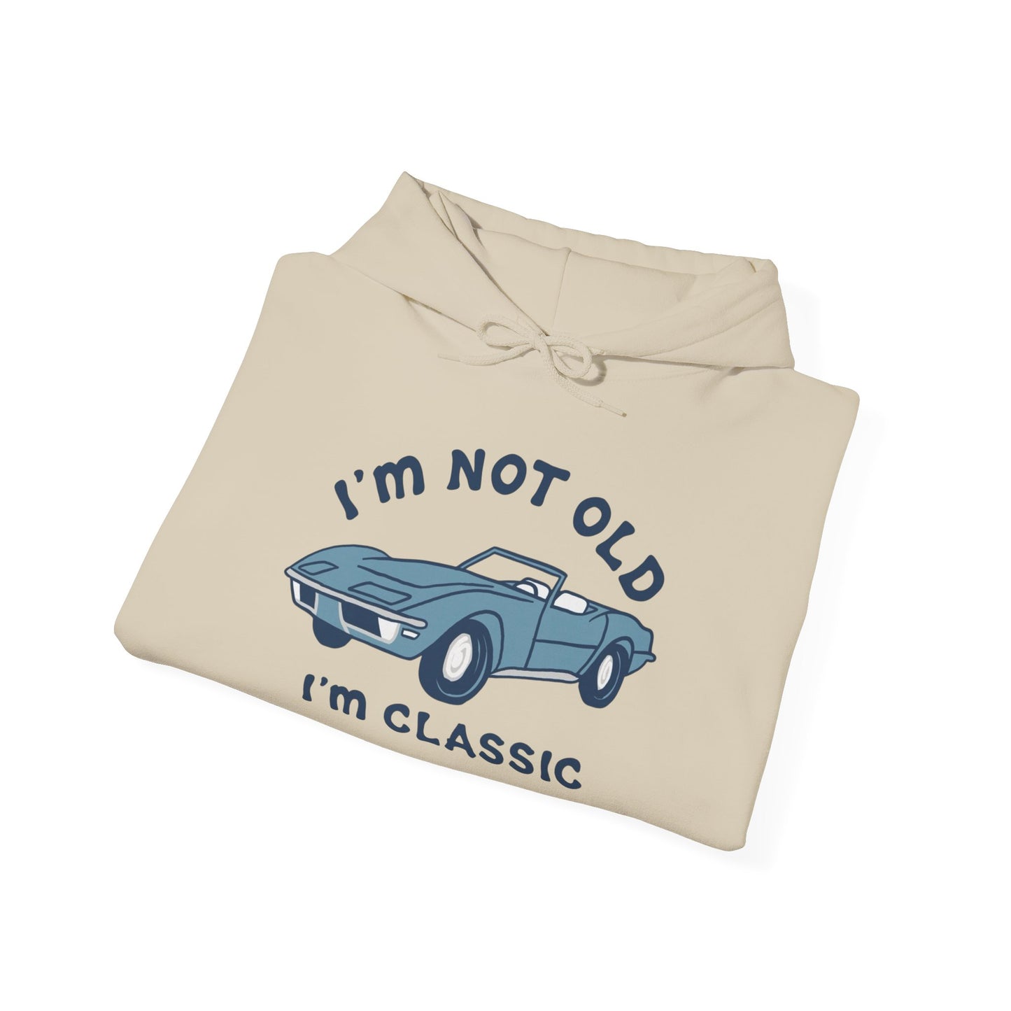 I'm Not Old I'm Classic Corvette Graphic Hoodie Heavy Blend™ Hooded Sweatshirt