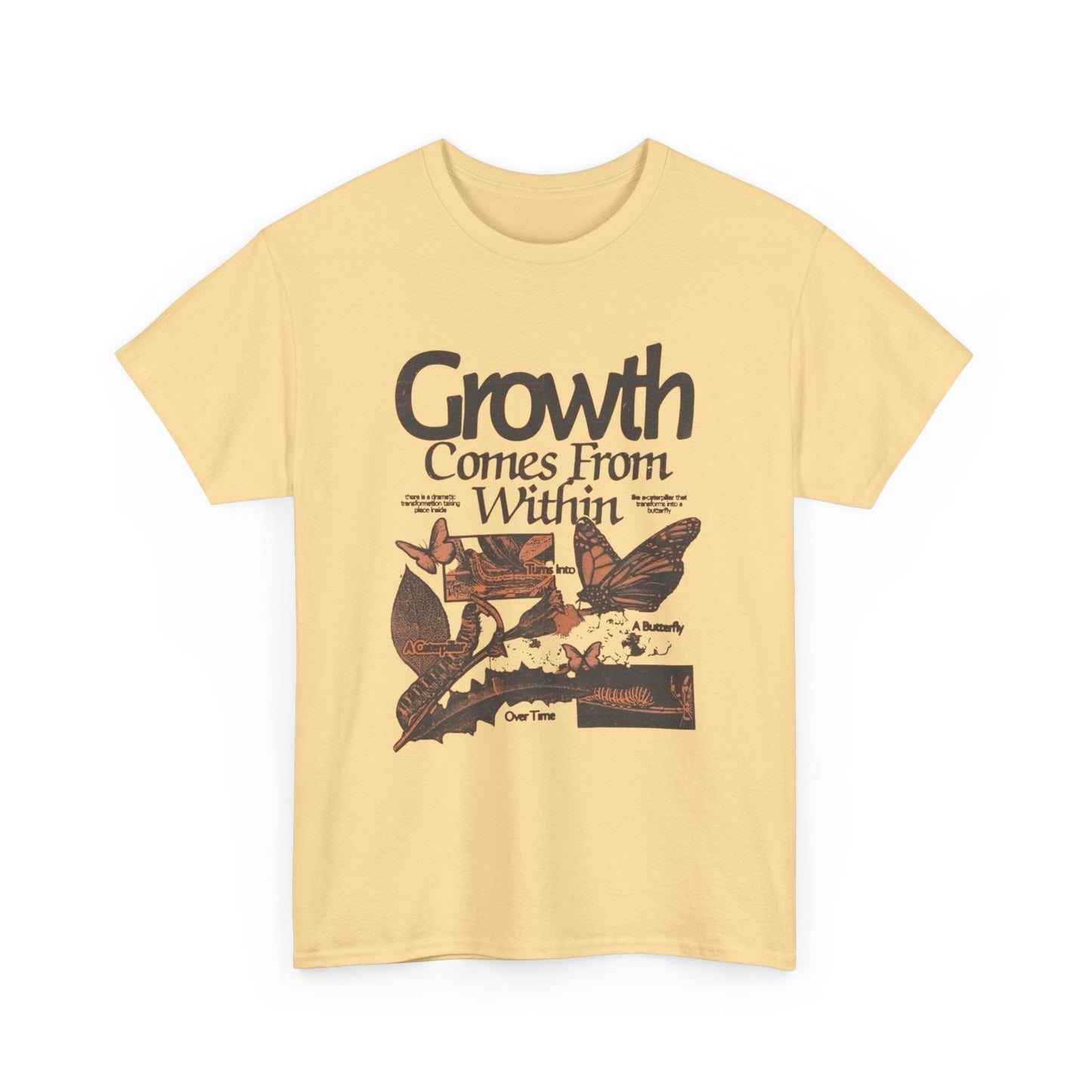 Growth Of A Butterfly Graphic T Shirt Unisex Gift New AMERICAN VINTAGE