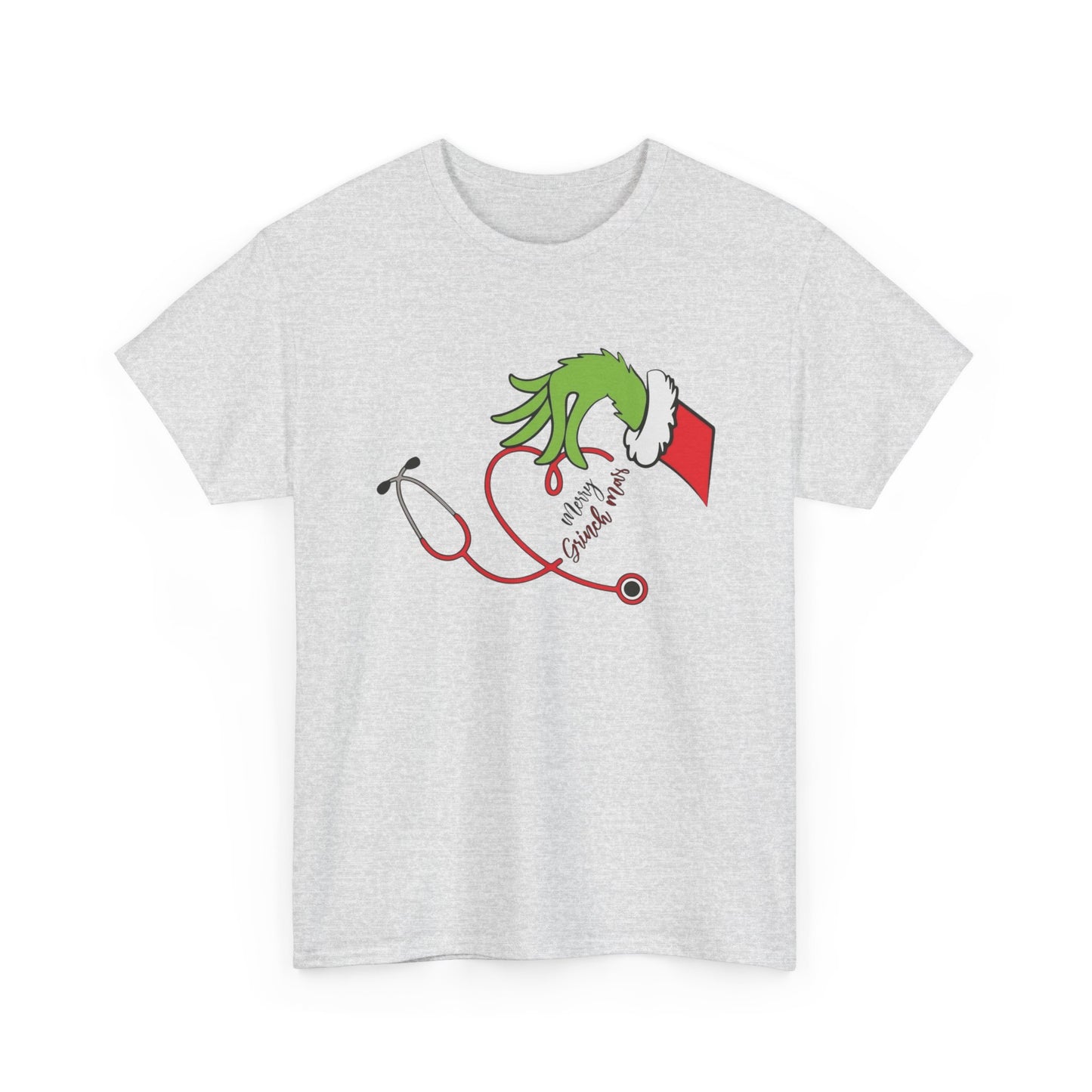 Grinch Doctor Nurse Graphic T Shirt NEW Unisex Heavy Cotton Tee